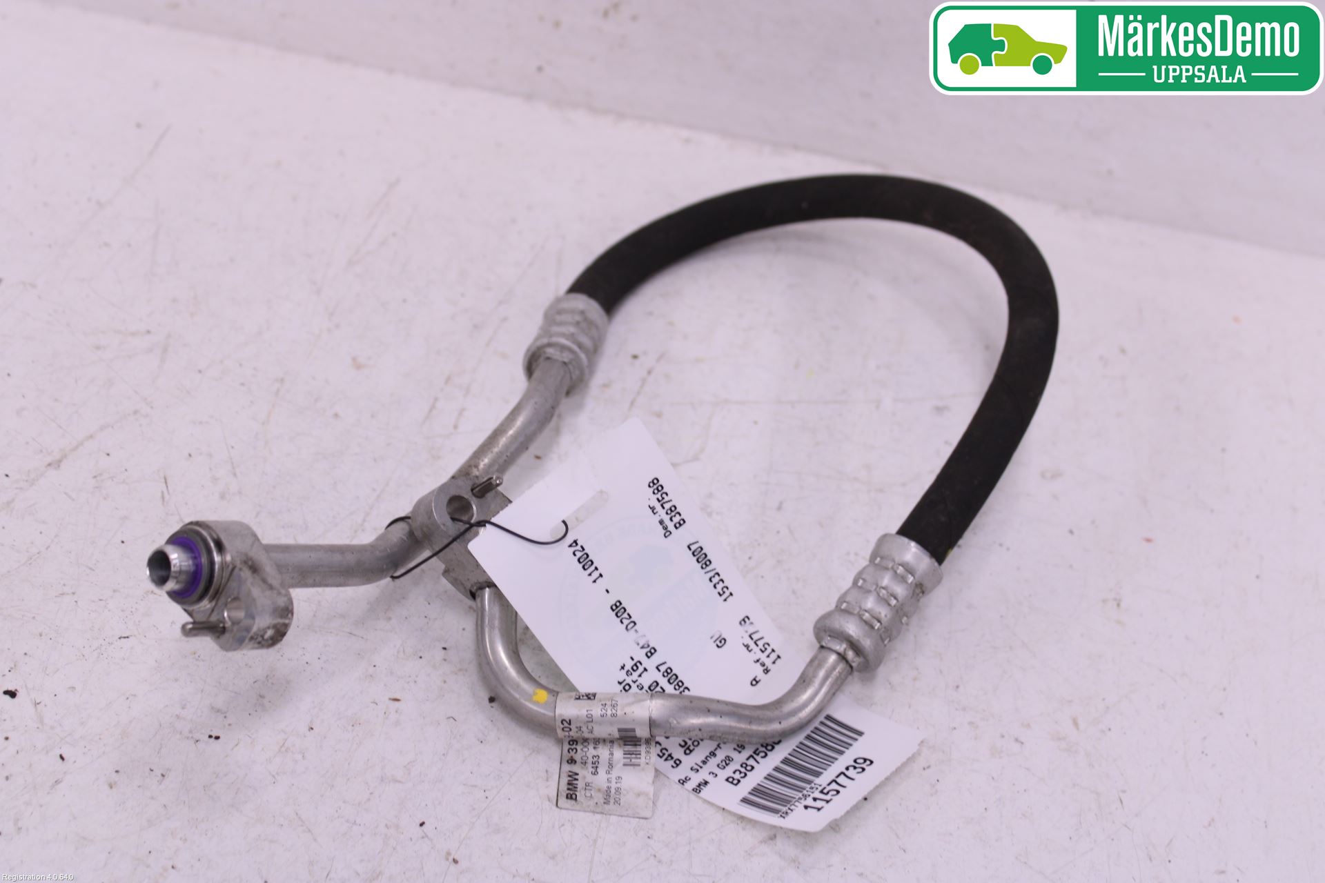 BMW 3 G20/G21/G80/G81 19- Varme Ac Slange - Rør