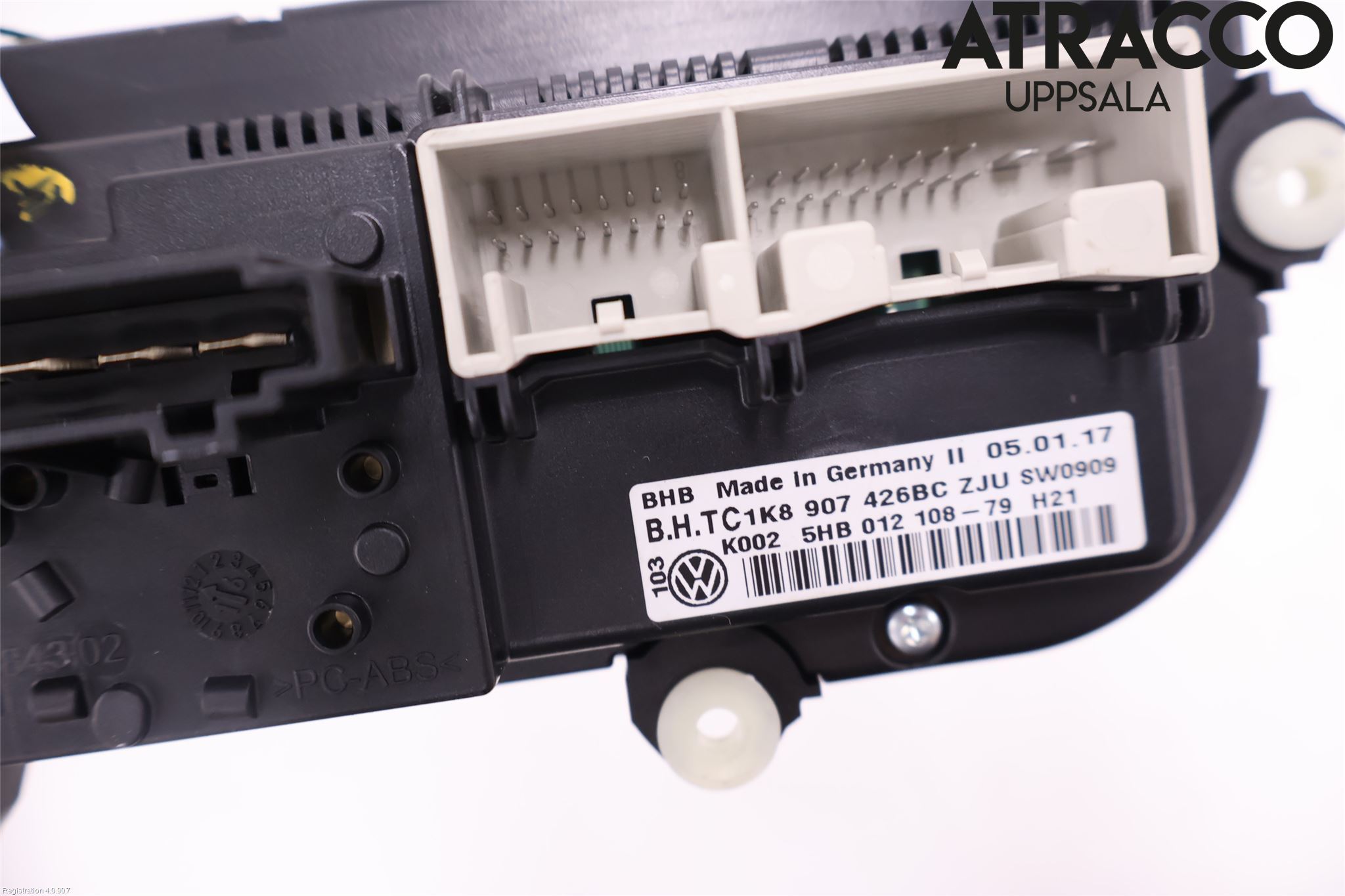 Volkswagen VW CADDY 16-20 Varme Ac Betjening-Display