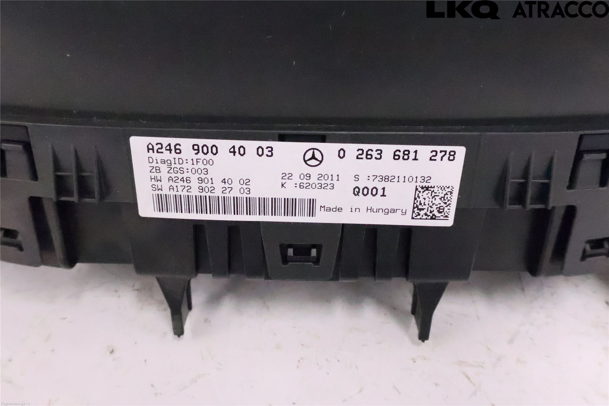 Mercedes-Benz MB B-KLASS (W246/W242) 12-19 Instr Kombinert