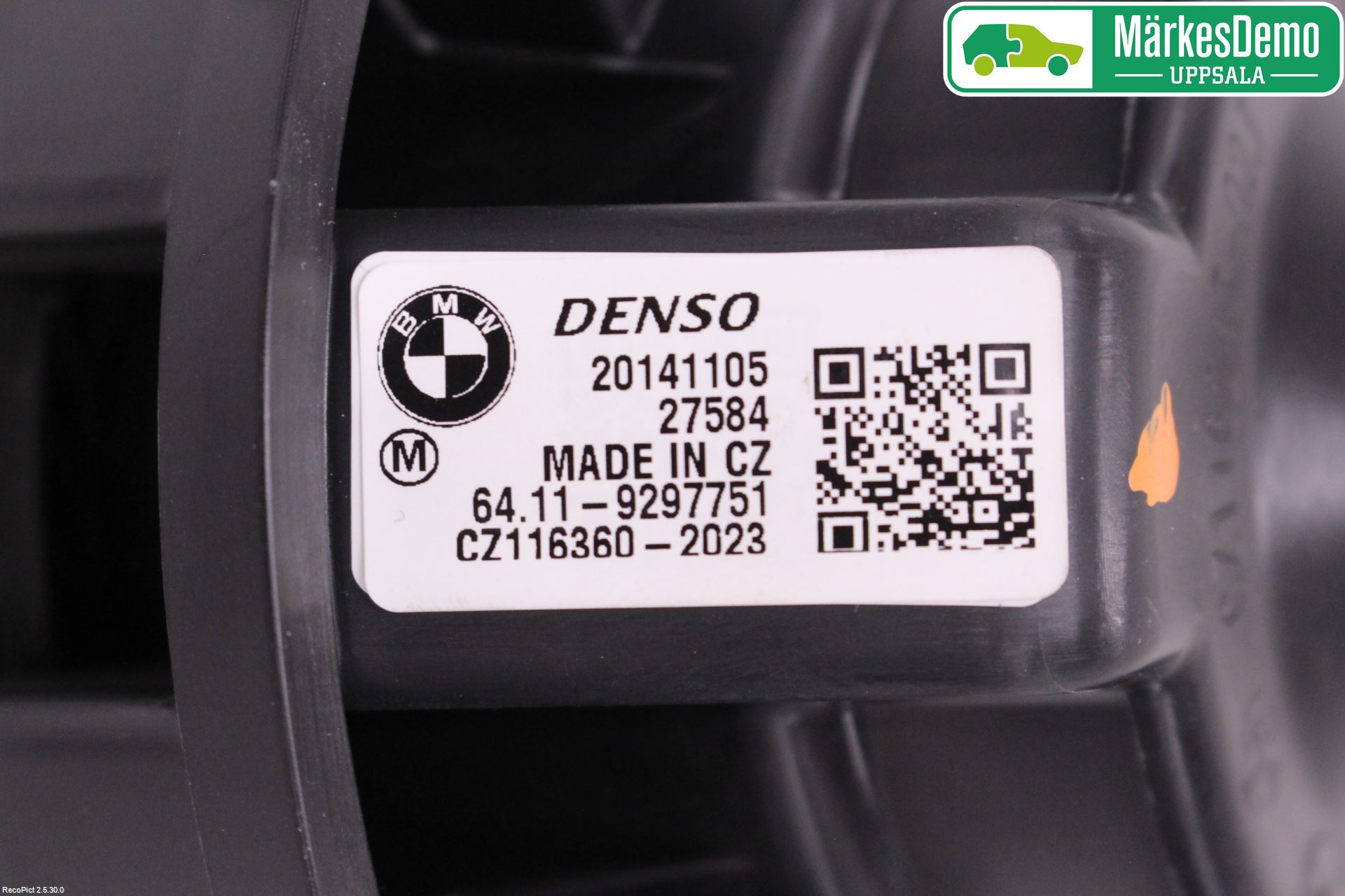 BMW i3 I01 13-22 Varmeapparat Viftemotor