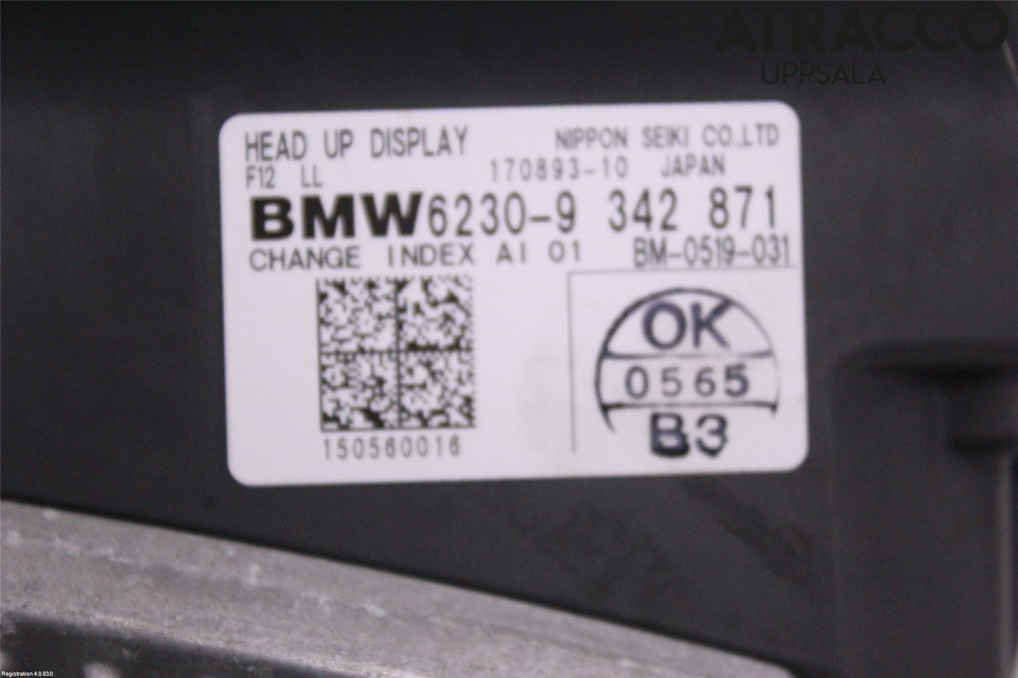 BMW 6 GRAN COUPÉ F06 12-19 Instr Kombinert