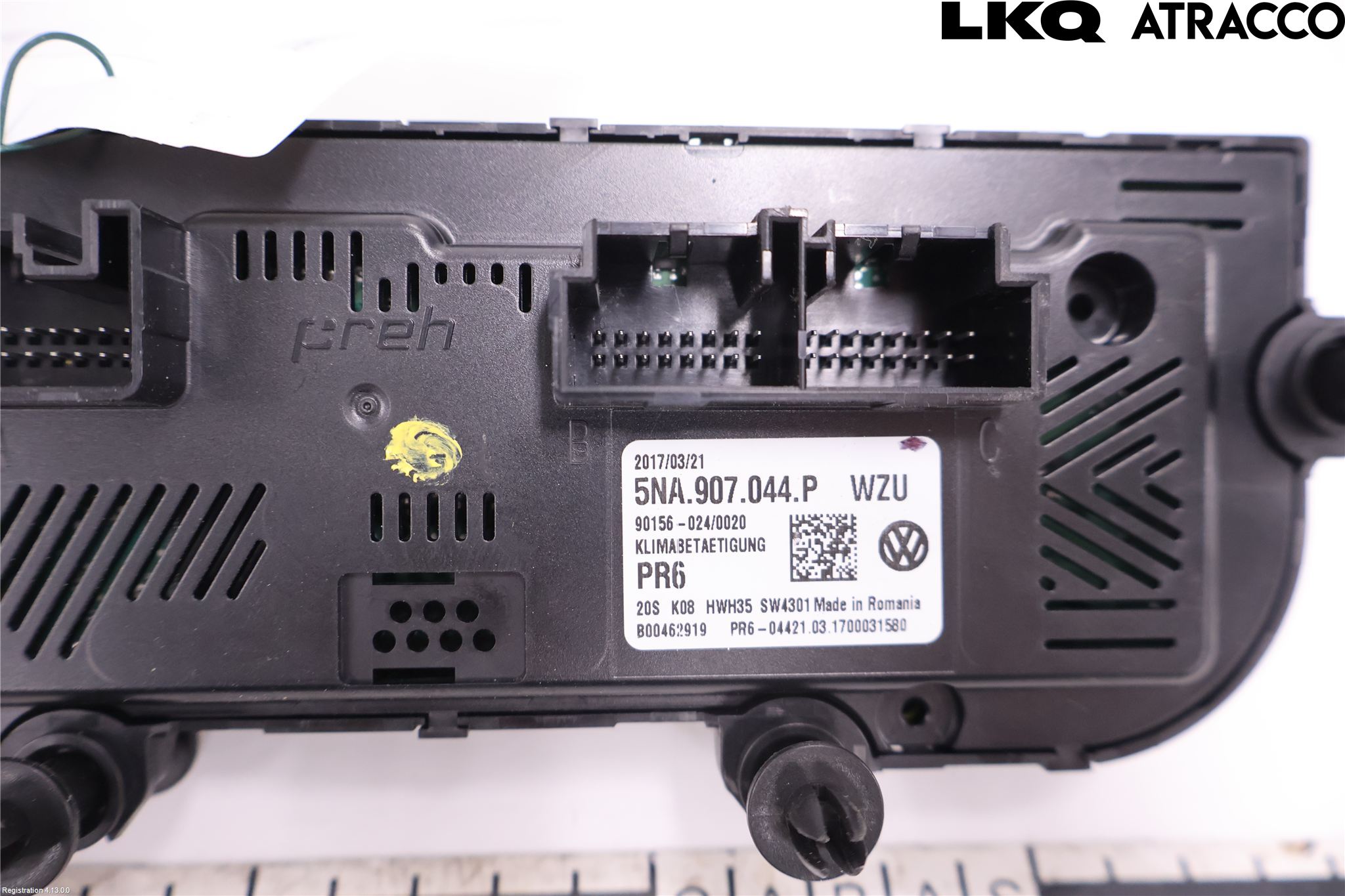Volkswagen VW TIGUAN 16-24 Varme Ac Betjening-Display