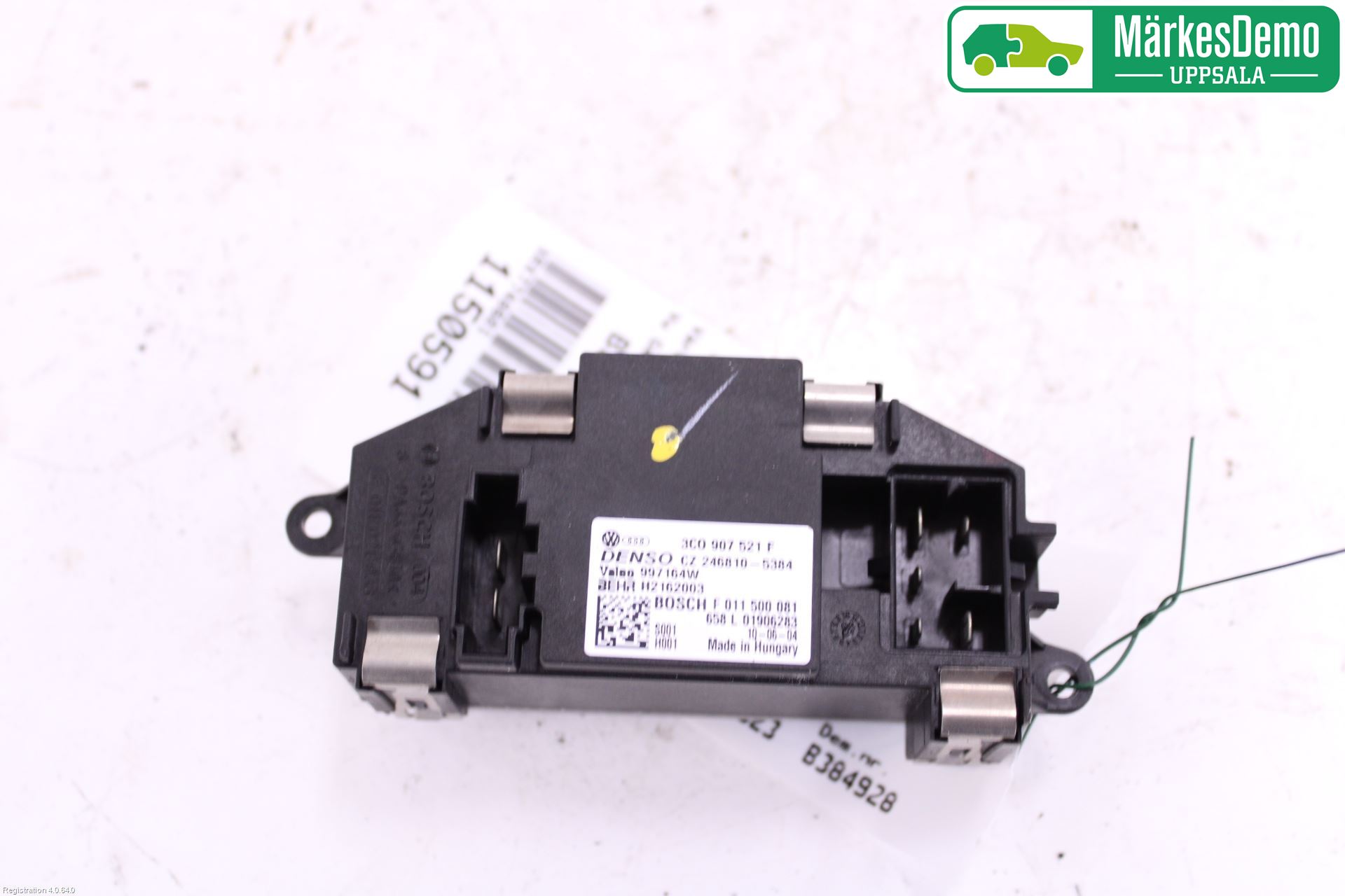 Volkswagen VW GOLF VI 09-13 Varmeapparat Viftemotstand