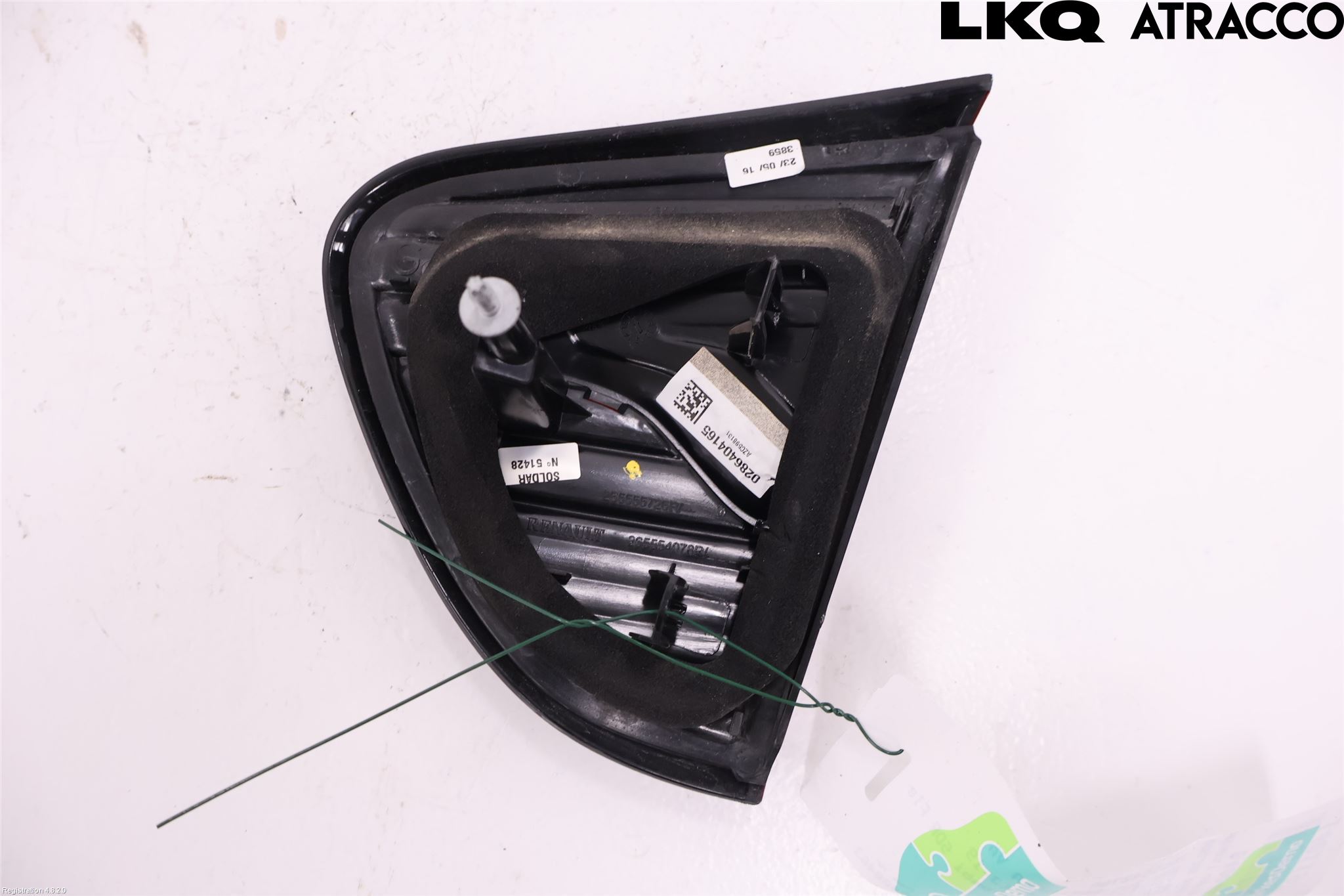 Renault CAPTUR 13-19 Baklykt Venstre  På Luke(Indre