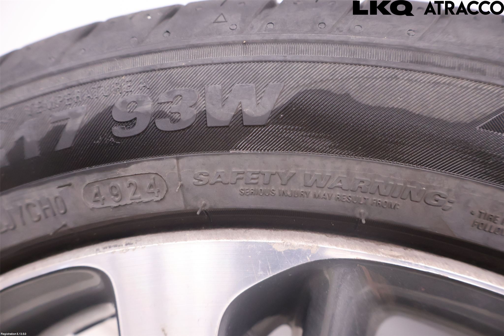 Volvo V50 08-12 Dekk Sommer På Alu Felg 4Stk