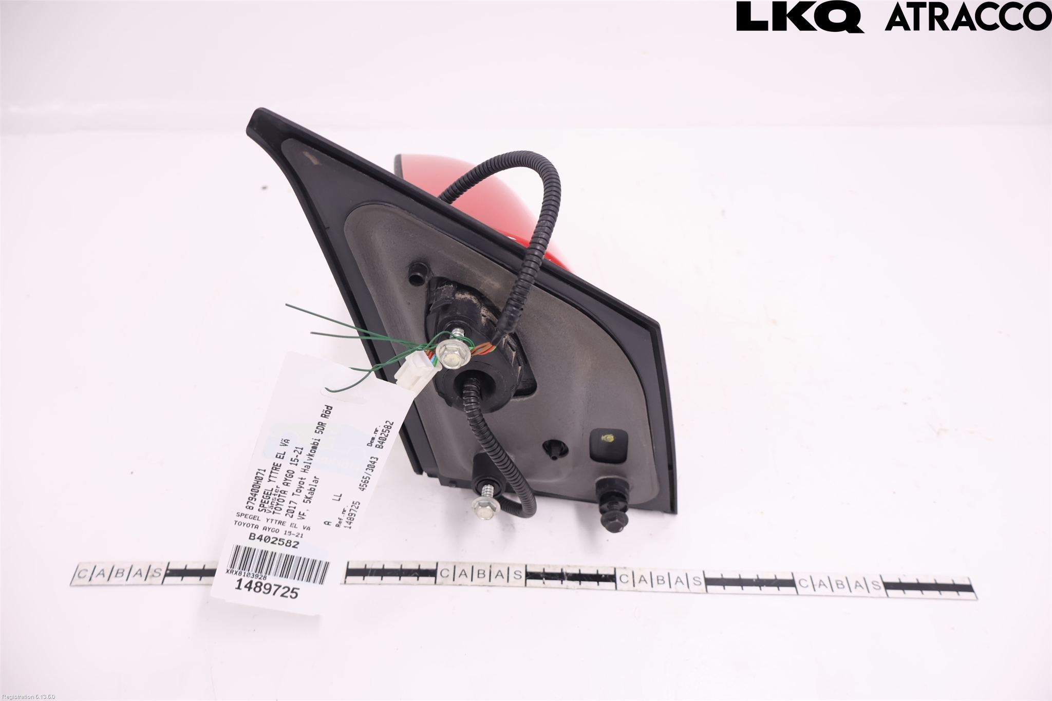 Toyota AYGO 15-21 Speil V M-El Justering