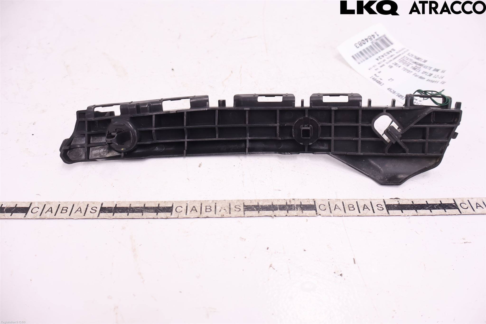 Toyota YARIS XP130 12-14 Støtfangerfeste Bak Venstre