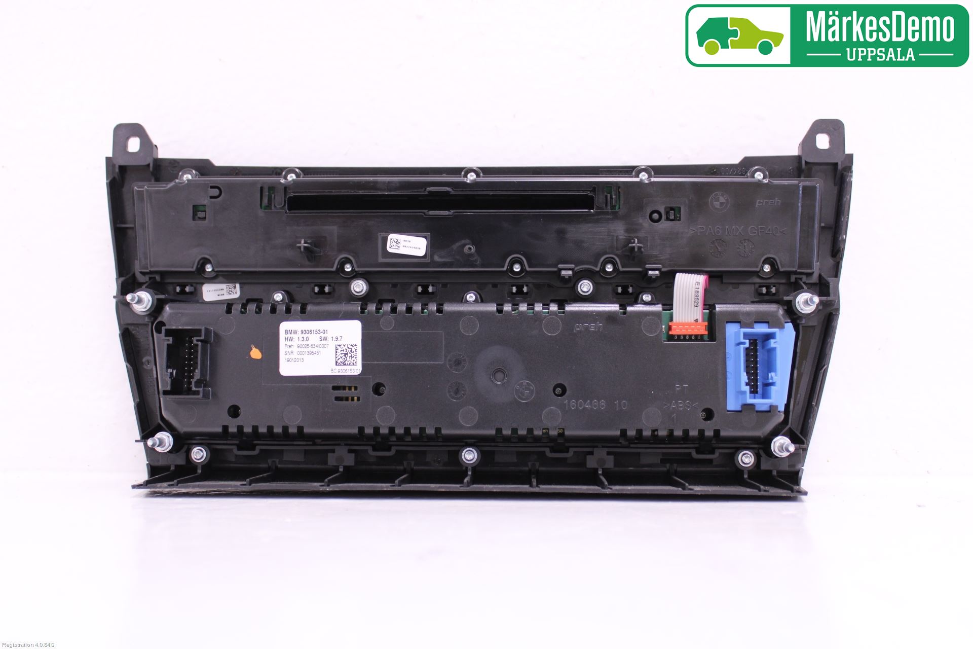 BMW 5 F10/F11/F18 09-17 Varme Ac Betjening-Display