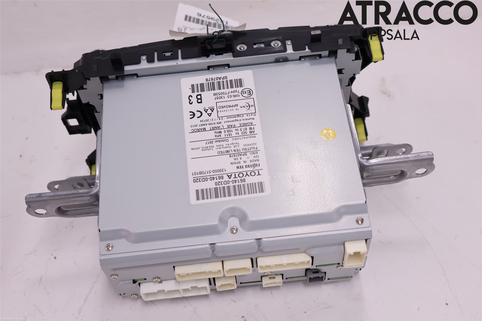 Toyota YARIS XP130 15-20 Stereo Radio Med Cd