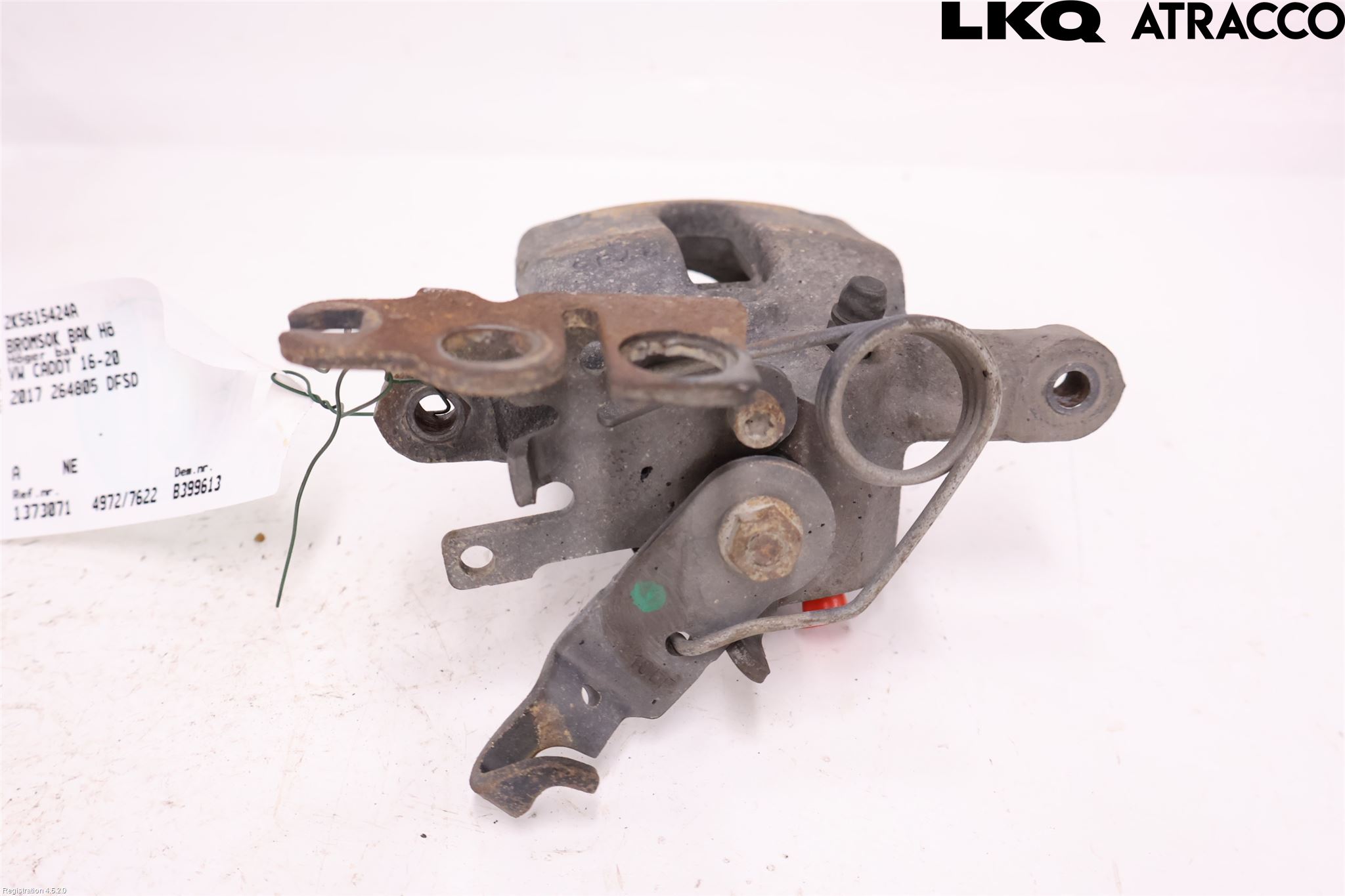 Volkswagen VW CADDY 16-20 Bremsecaliper Bak Høyre