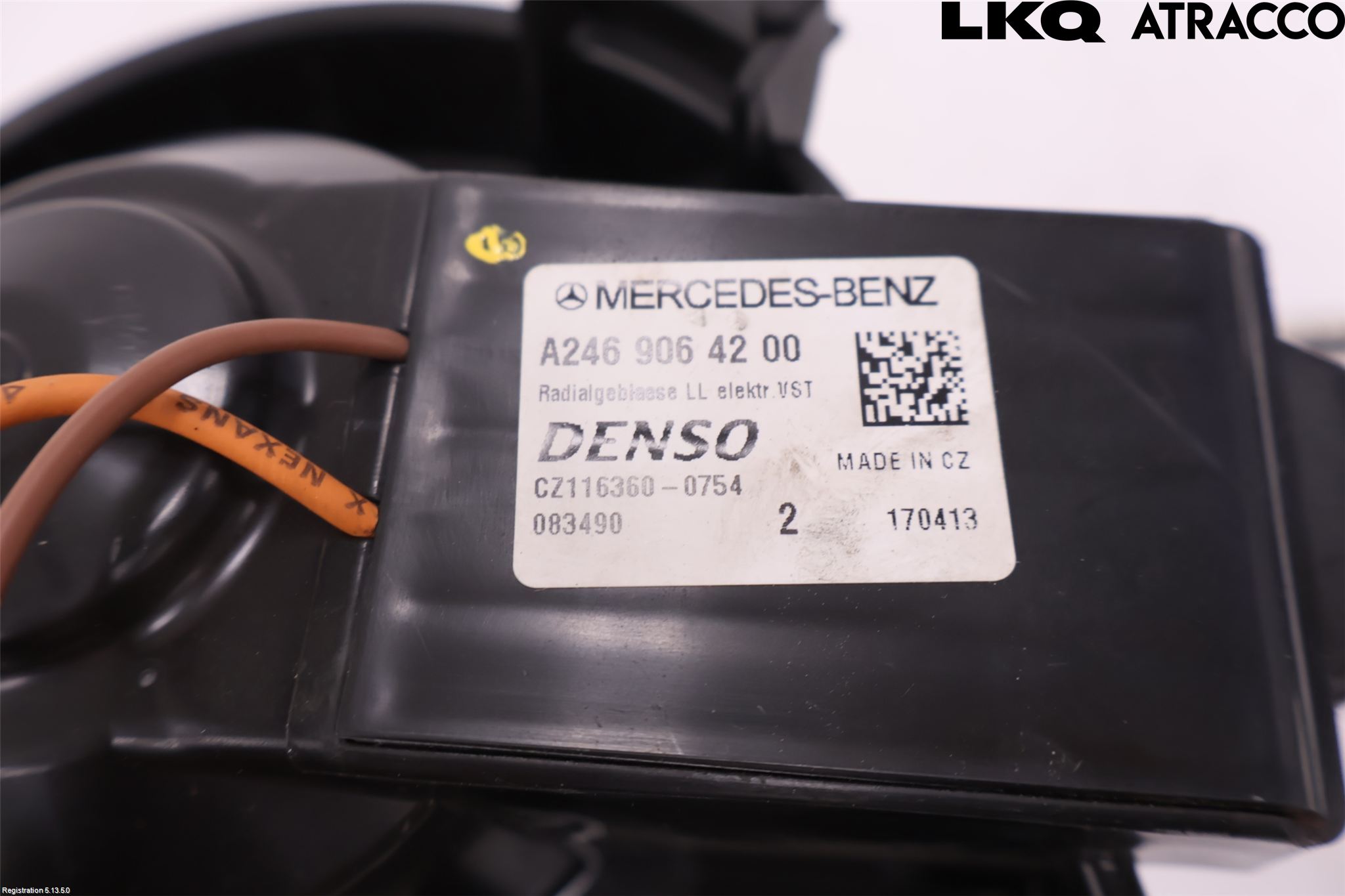 Mercedes-Benz MB B-KLASS (W246/W242) 12-19 Varmeapparat Viftemotor