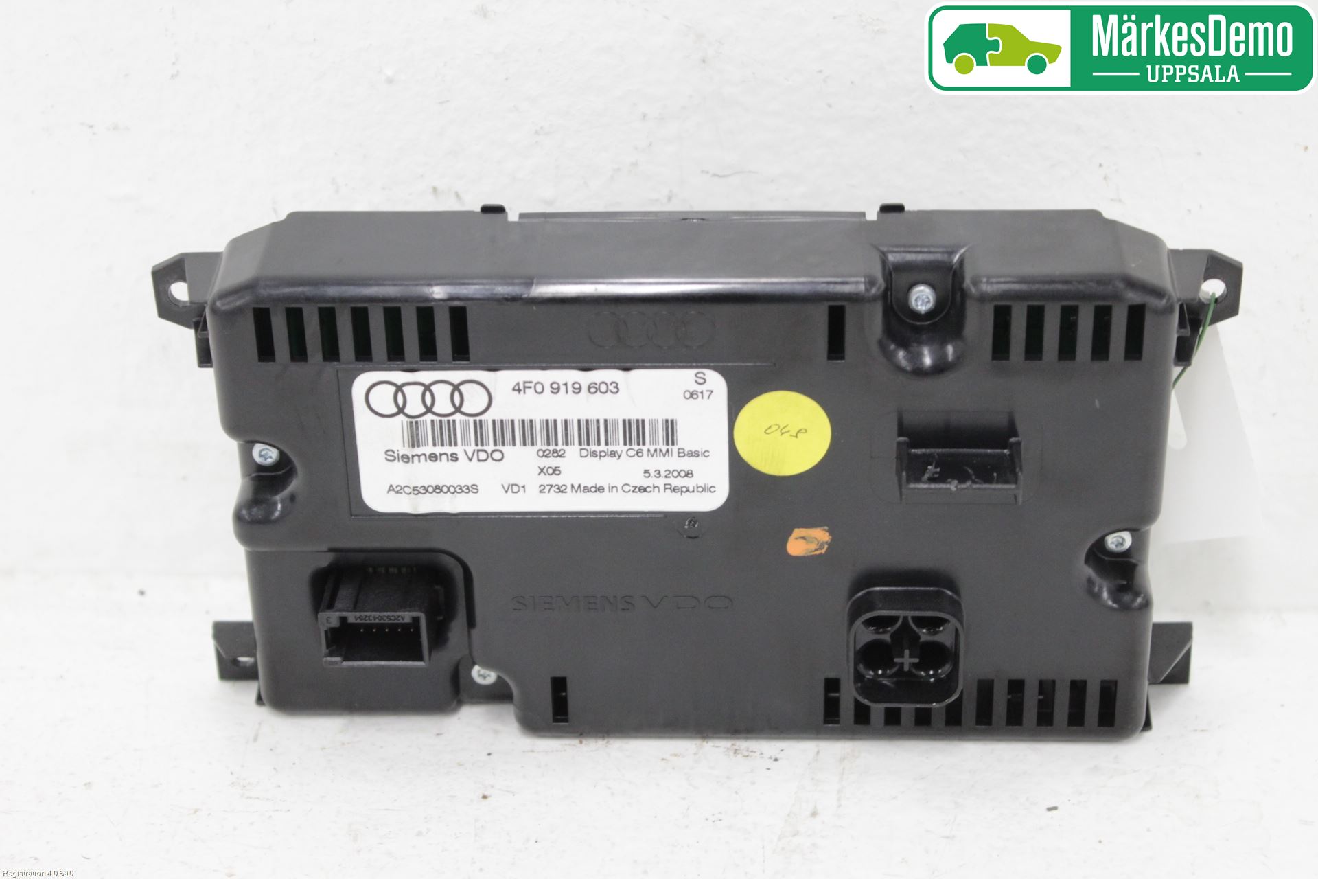 Audi A6/S6     05-11 Instr Skjerm Dvd-Gps-Ac-Tlf