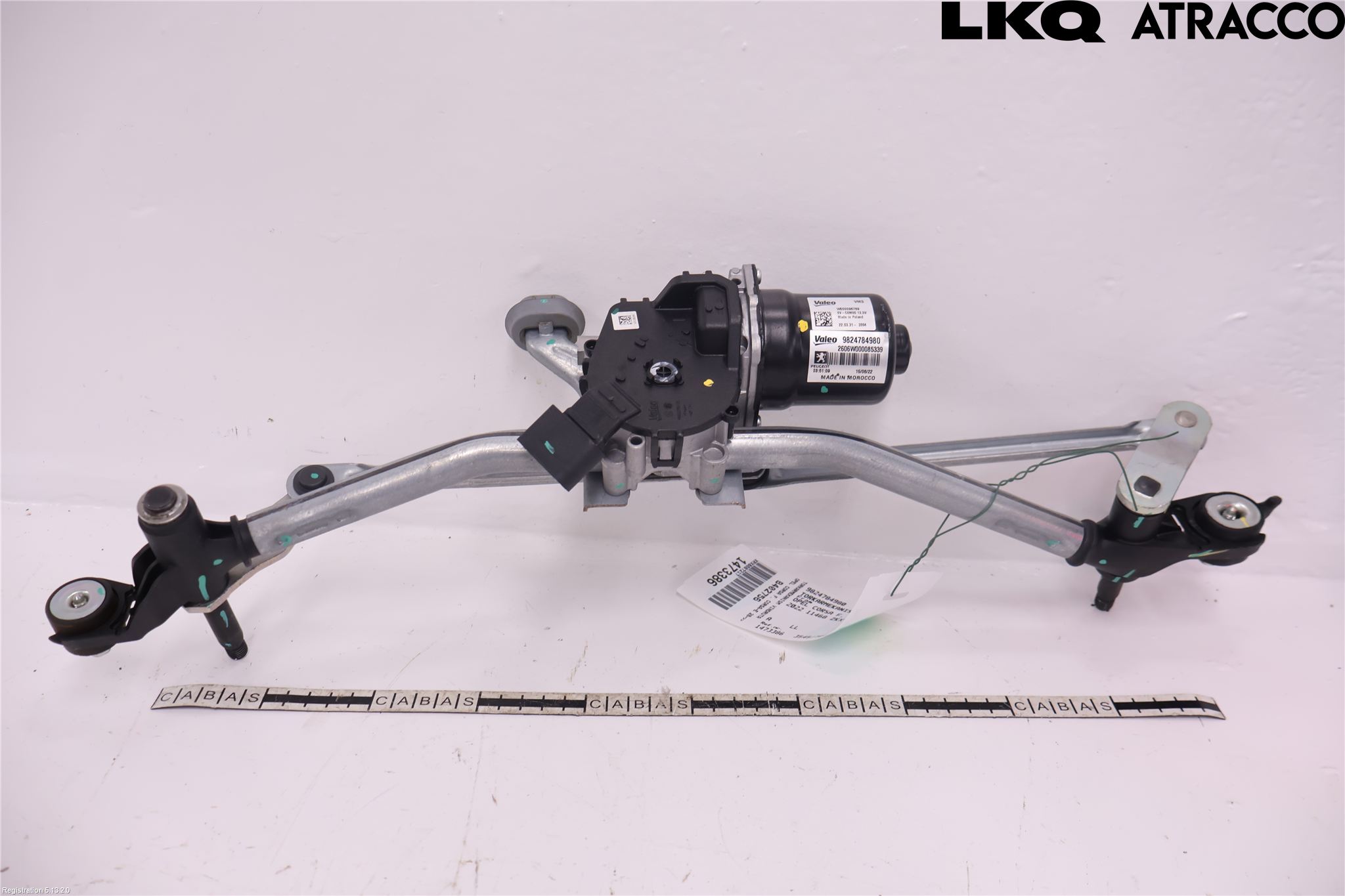Opel CORSA F, CORSA-E 20- Viskeroverføring Frontrute