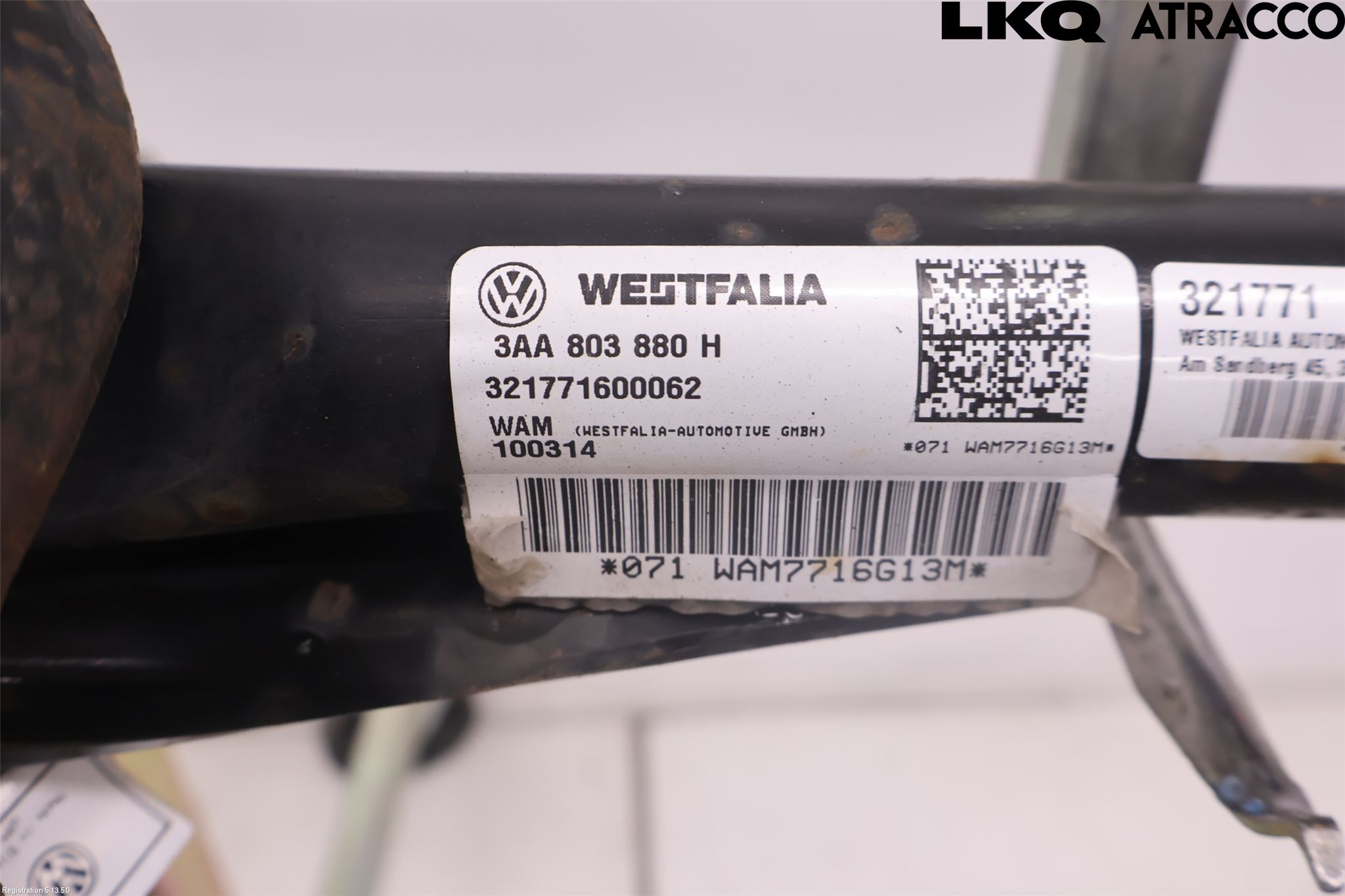 Volkswagen VW PASSAT 11-14 Tilhengerfeste