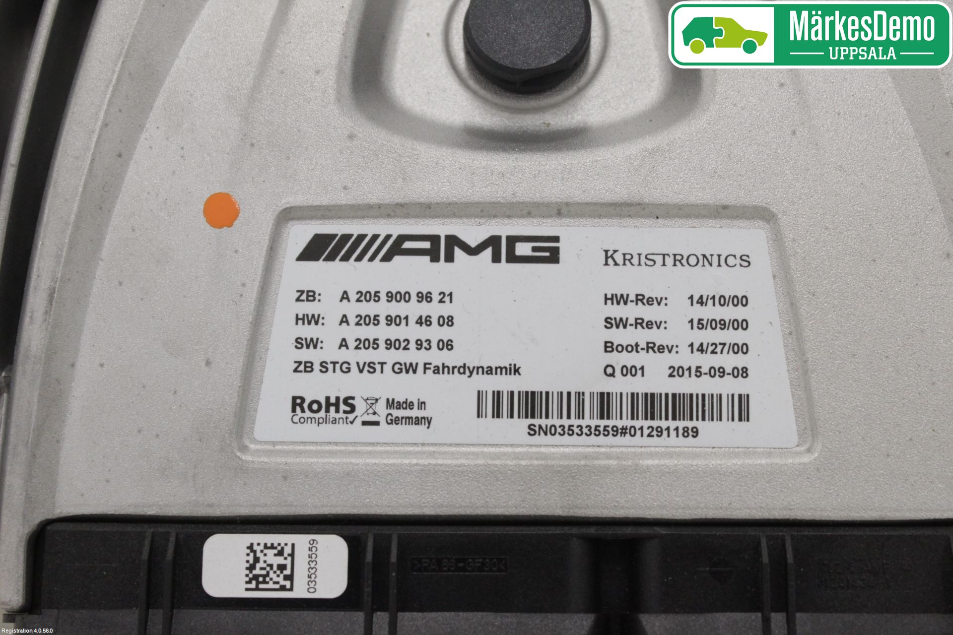 Mercedes-Benz MB C-KLASS (W205) 14-21 Styreenhet Øvrig