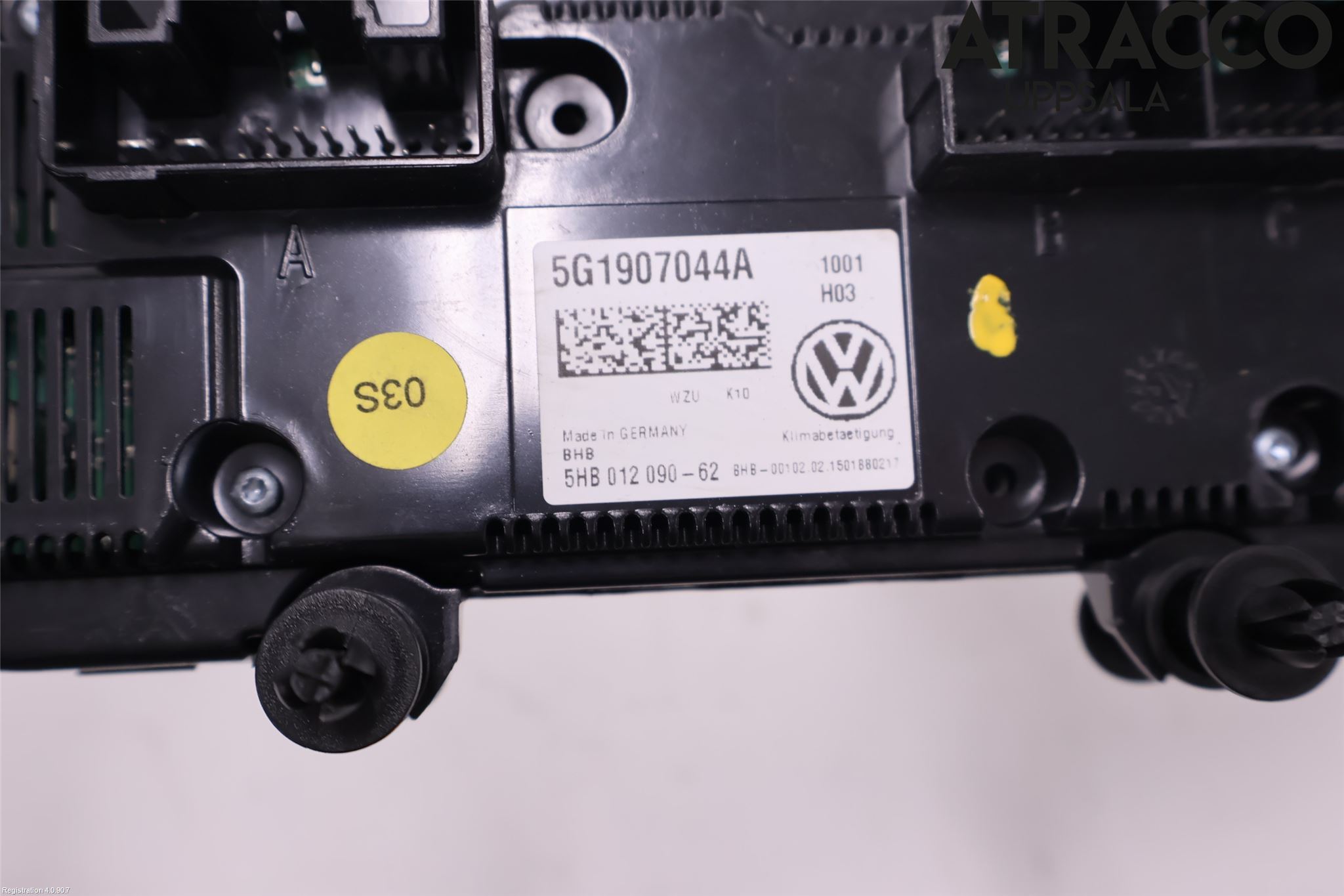 Volkswagen VW PASSAT 15-19 Varme Ac Betjening-Display