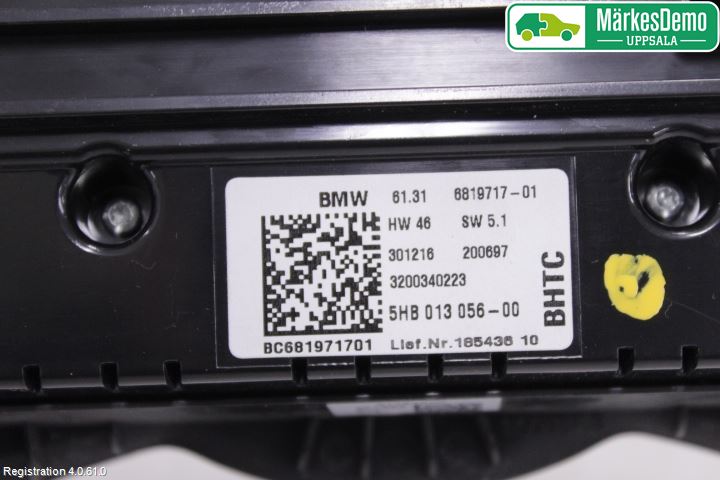 Mini ONE/COOPER 5DR F55 14-24 Varme Ac Betjening-Display