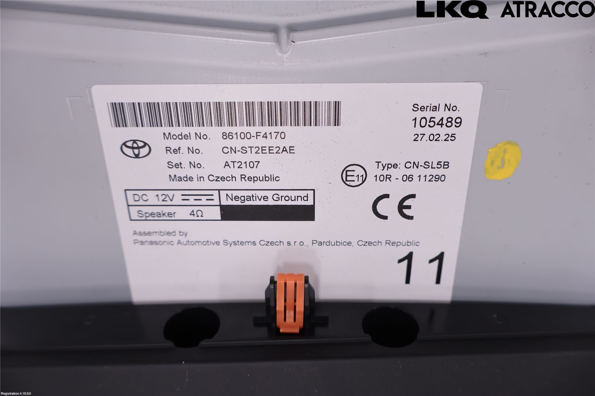 Toyota C-HR 24- Stereo Radio Med Cd