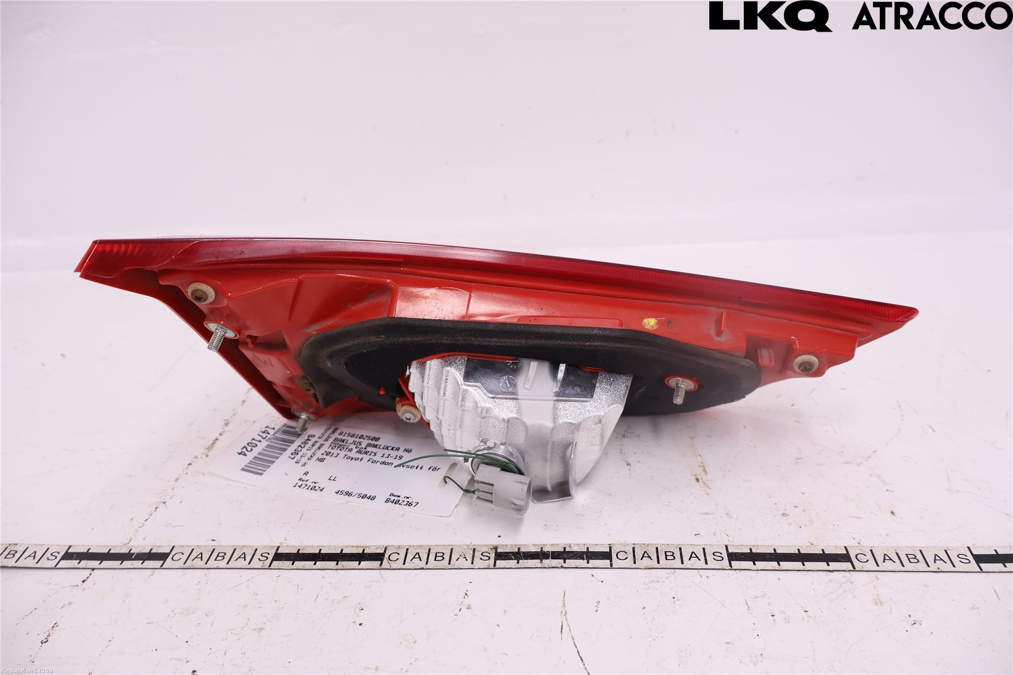 Toyota AURIS 13-19 Baklykt Høyre  På Luke(Indre)