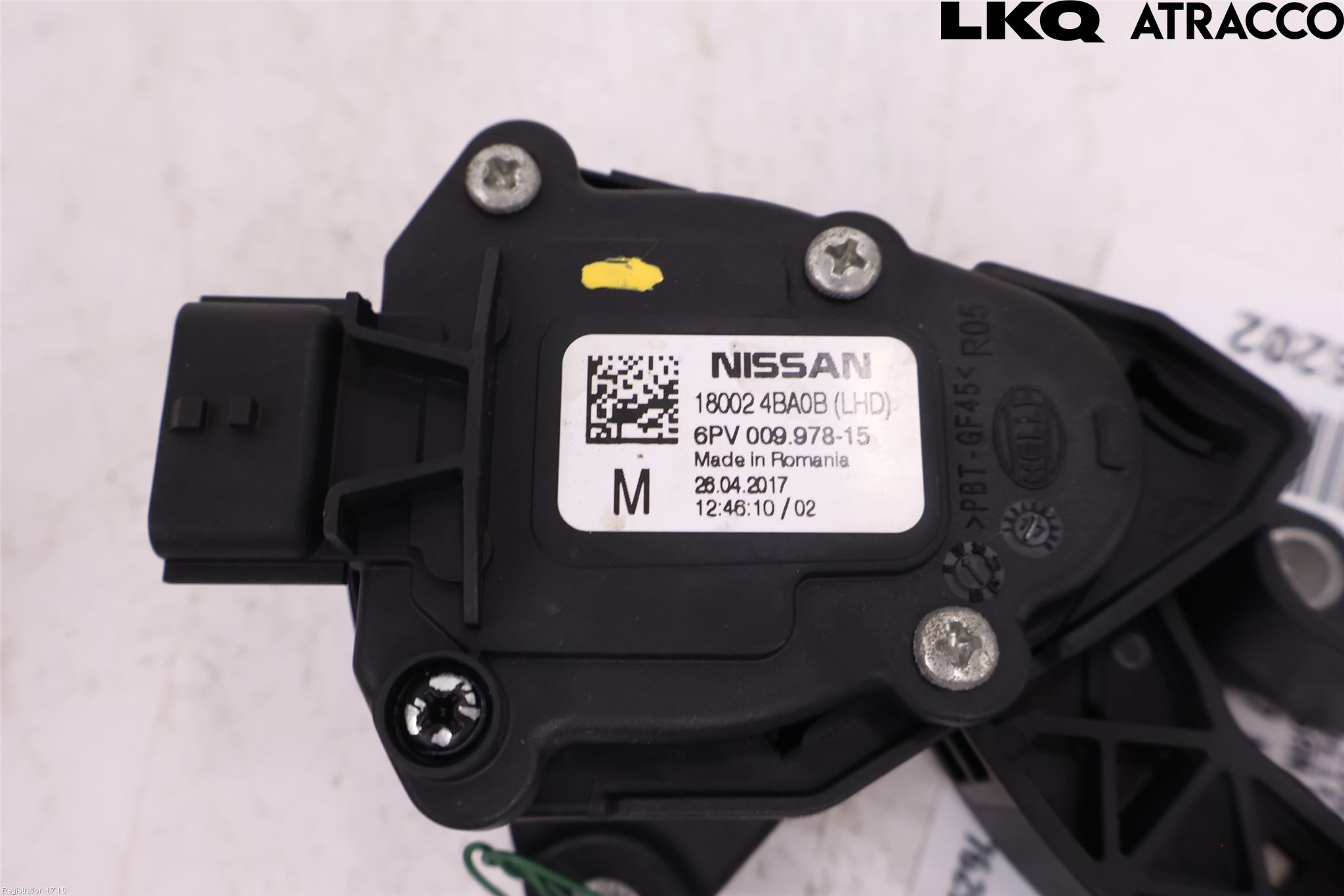 Nissan QASHQAI 14-17 Gasspedal