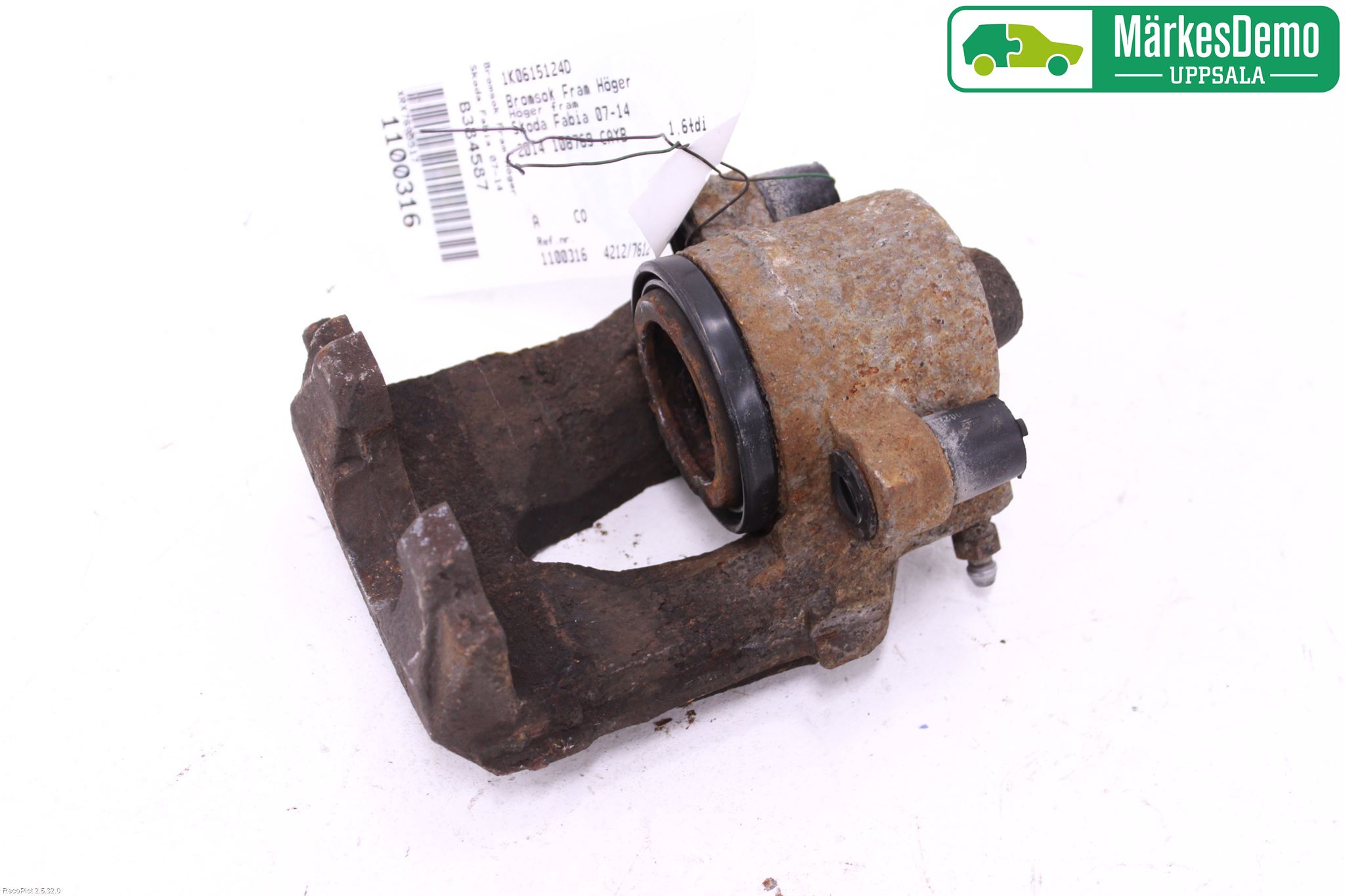 Skoda FABIA 07-14 Bremsecaliper Foran Høyre