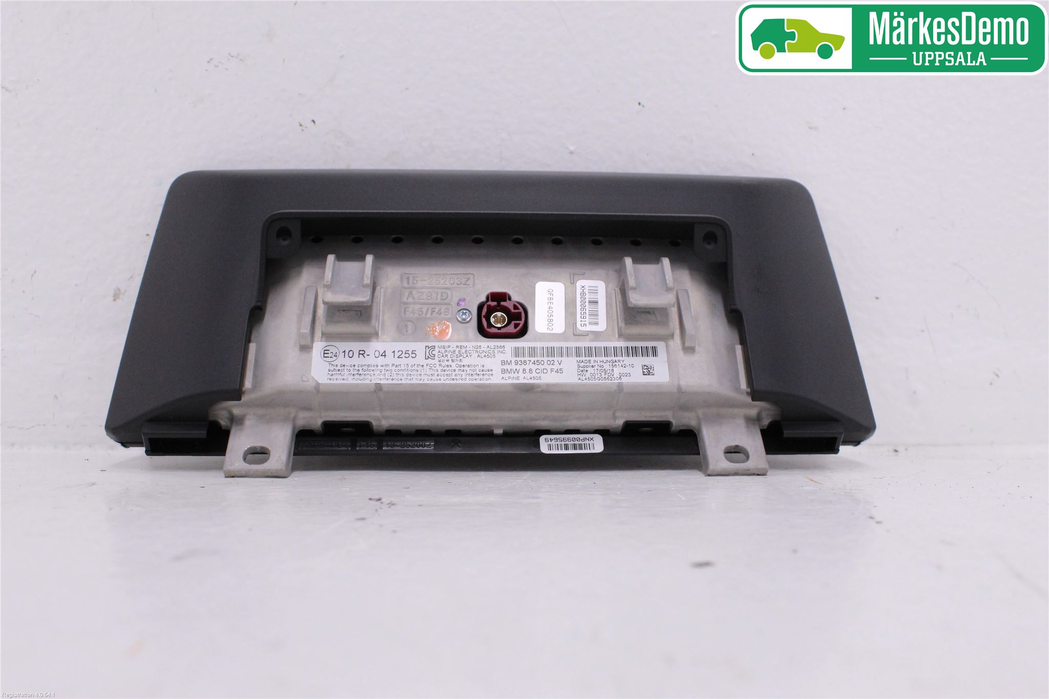 BMW 2 F45 Active Tourer 14-21 Instr Skjerm Dvd-Gps-Ac-Tlf