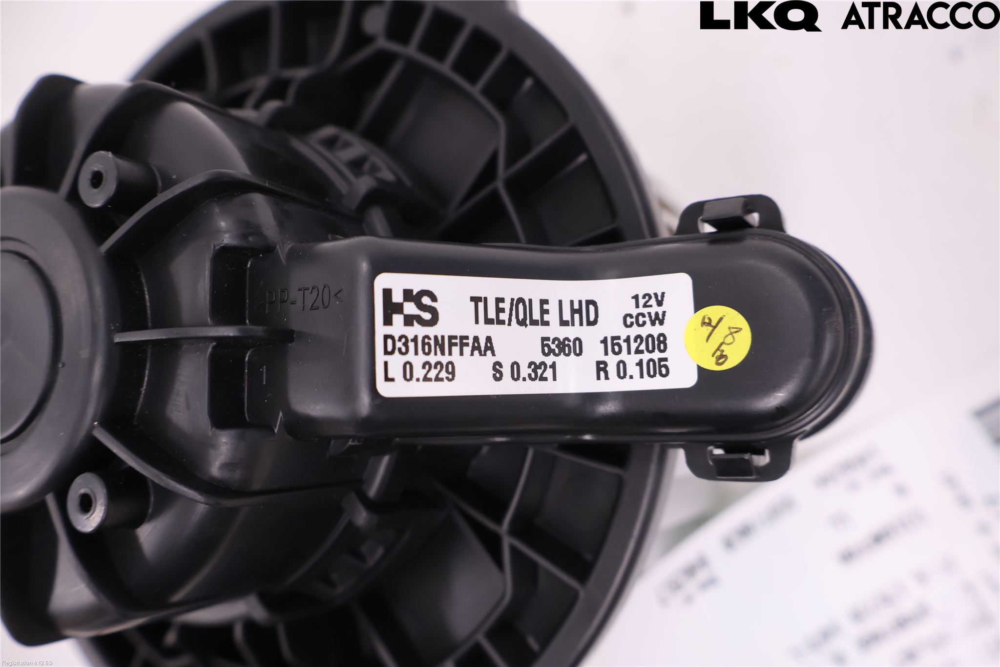Kia SPORTAGE (QL) 16-21 Varmeapparat Viftemotor