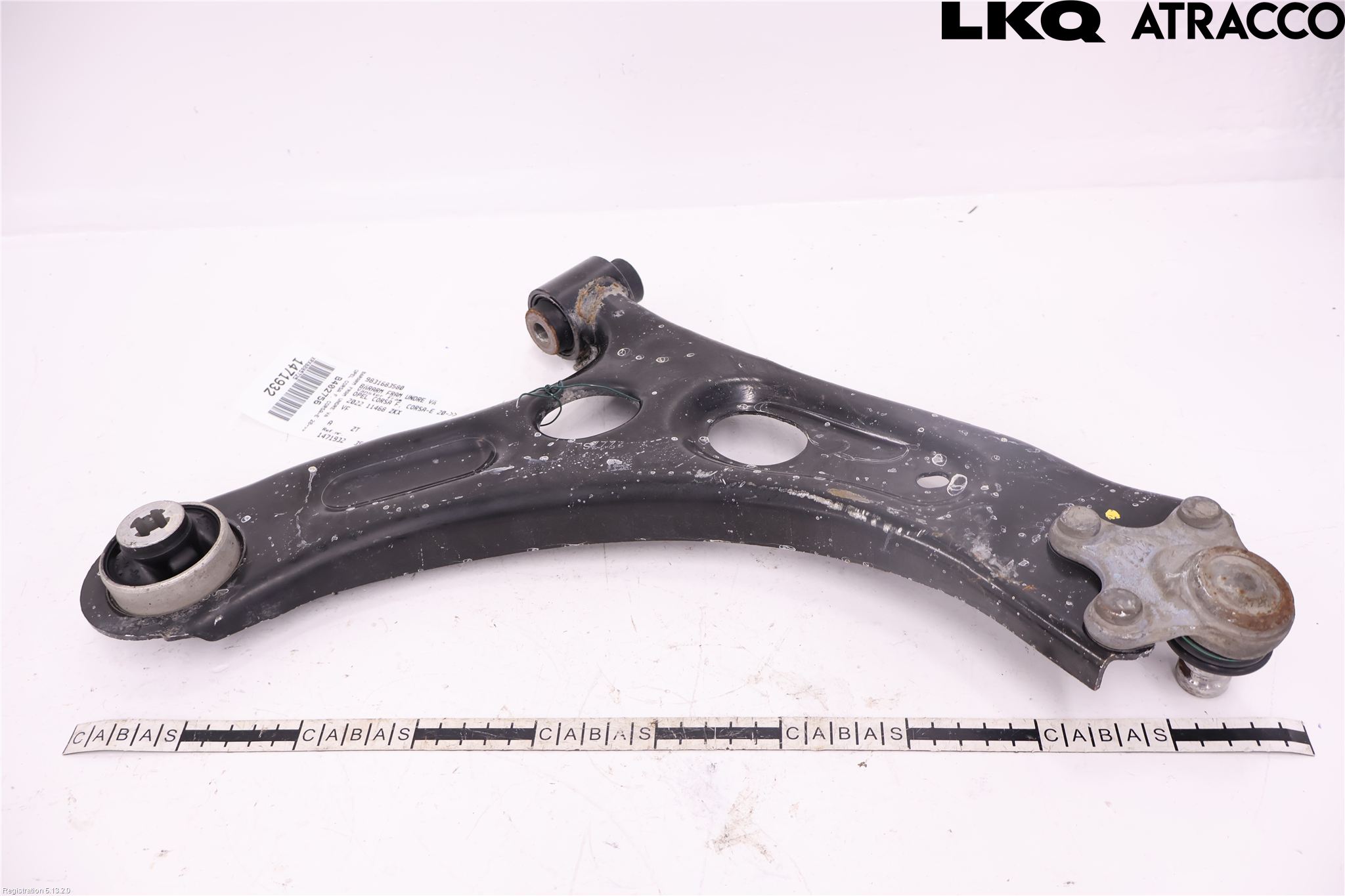 Opel CORSA F, CORSA-E 20- Bærearm Foran Venstre Nedre