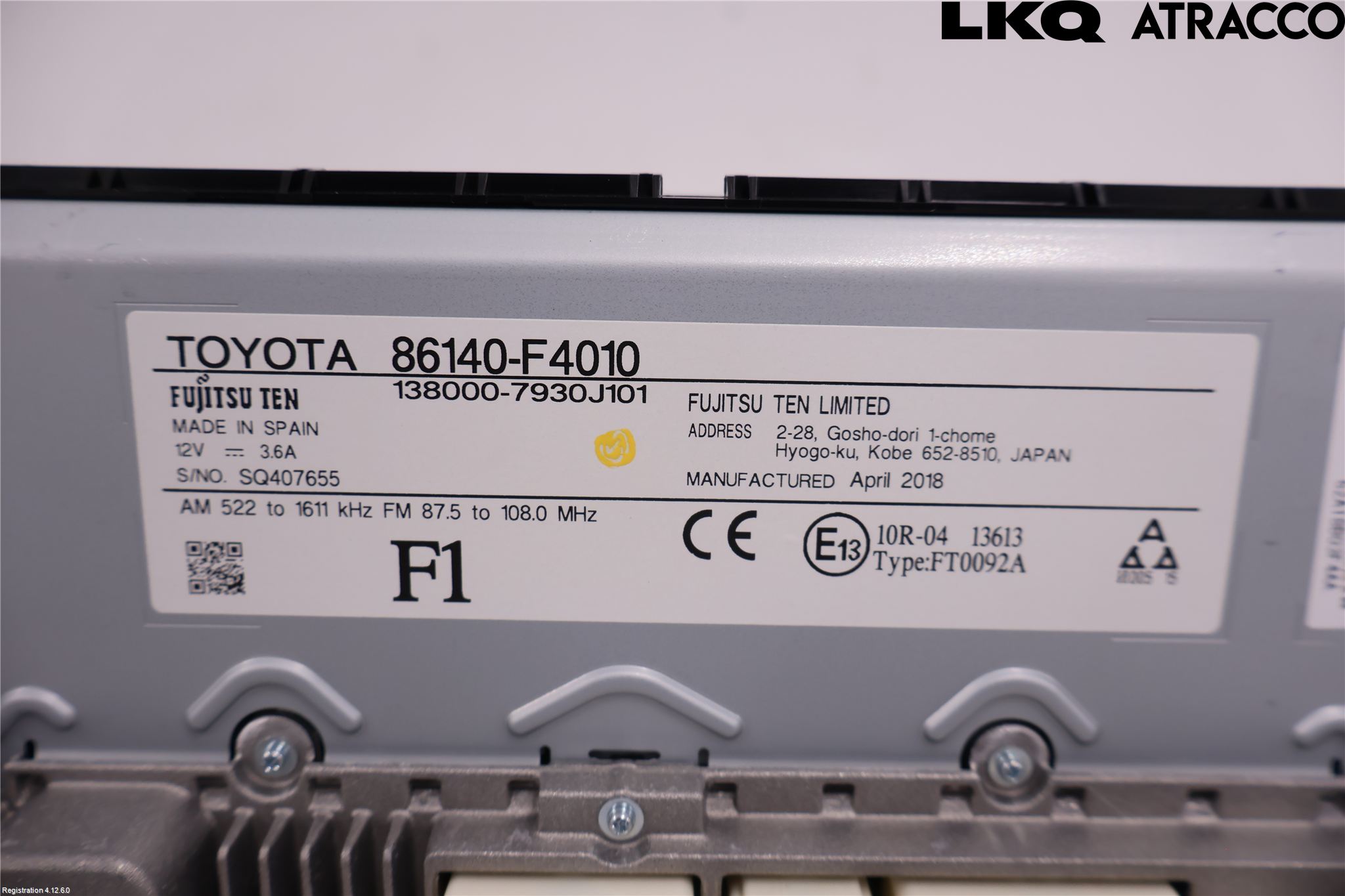 Toyota C-HR 16-23 Multifunktionsdisplay