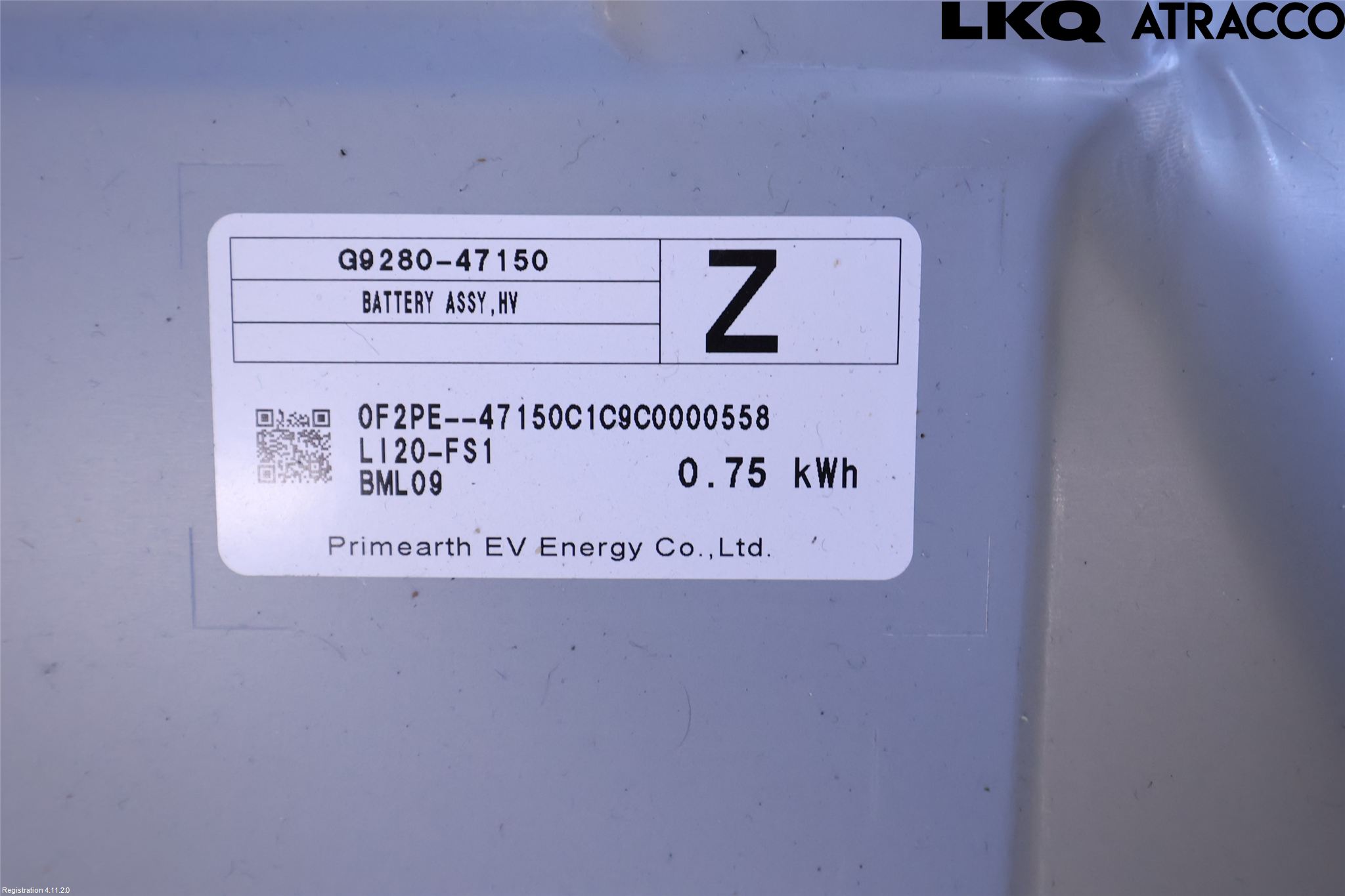 Toyota COROLLA 19- Hybrid Batteri
