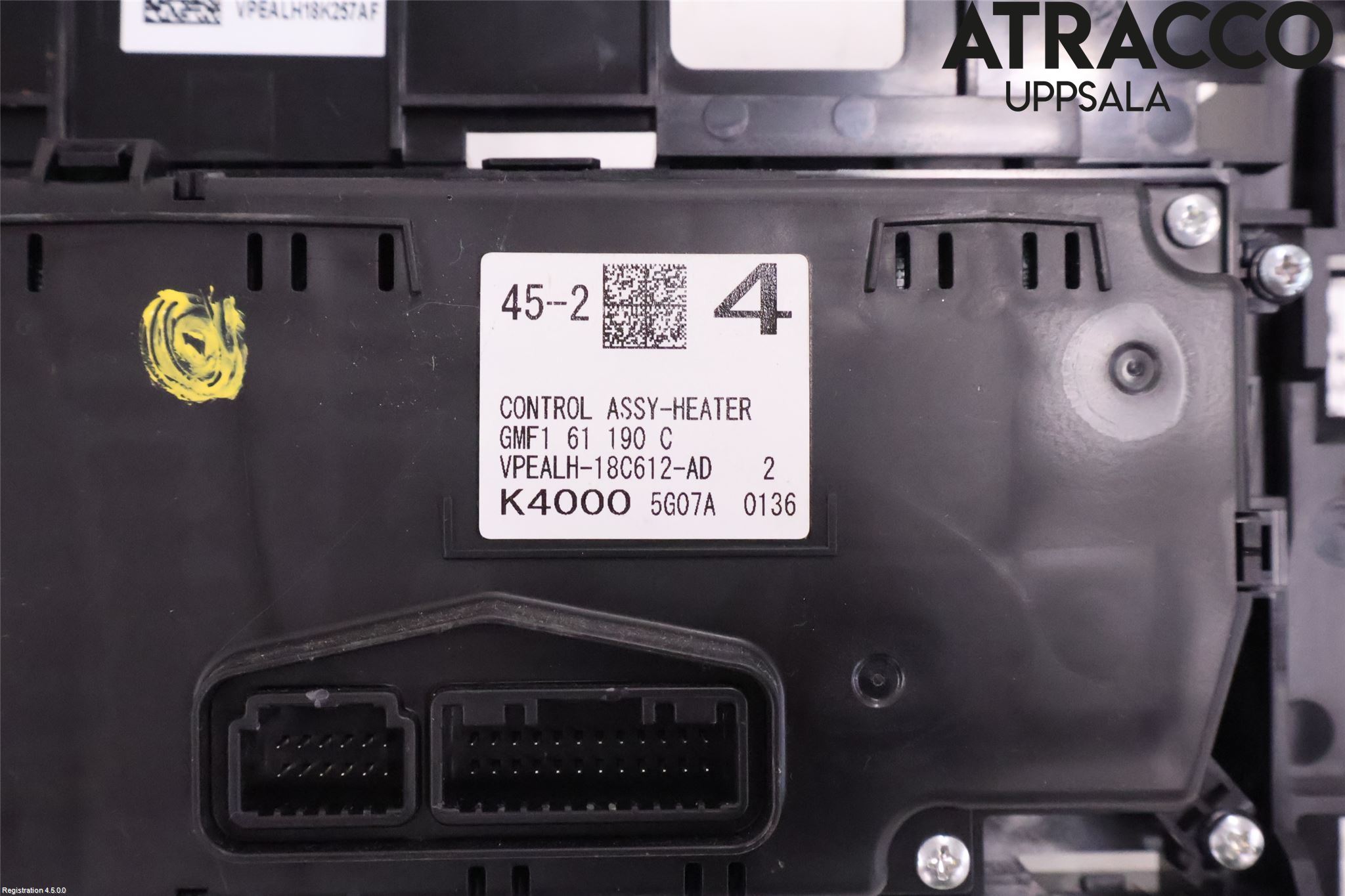 Mazda 6 13- Varme Ac Betjening-Display