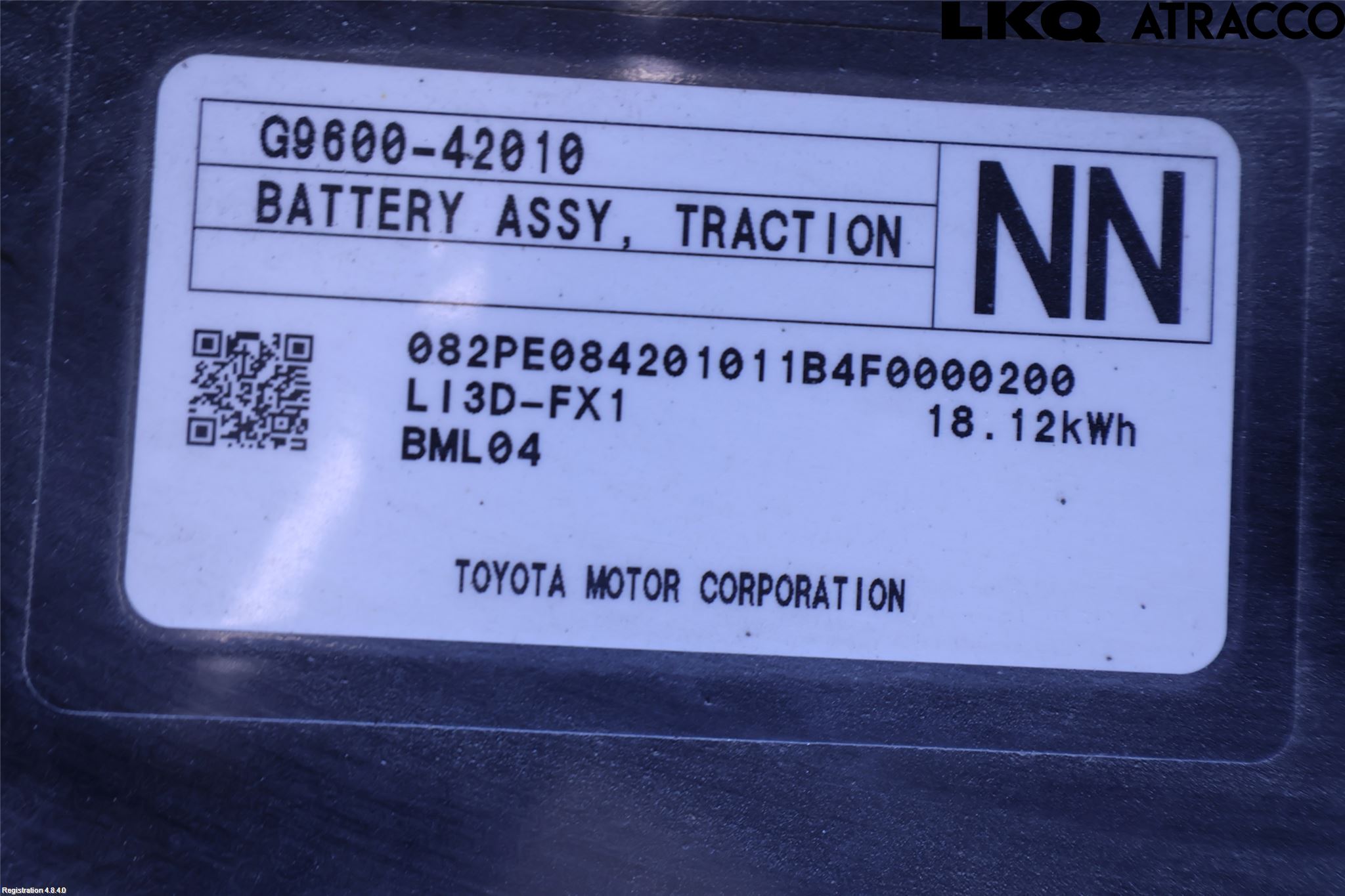 Toyota RAV4 19- Hybrid Batteri
