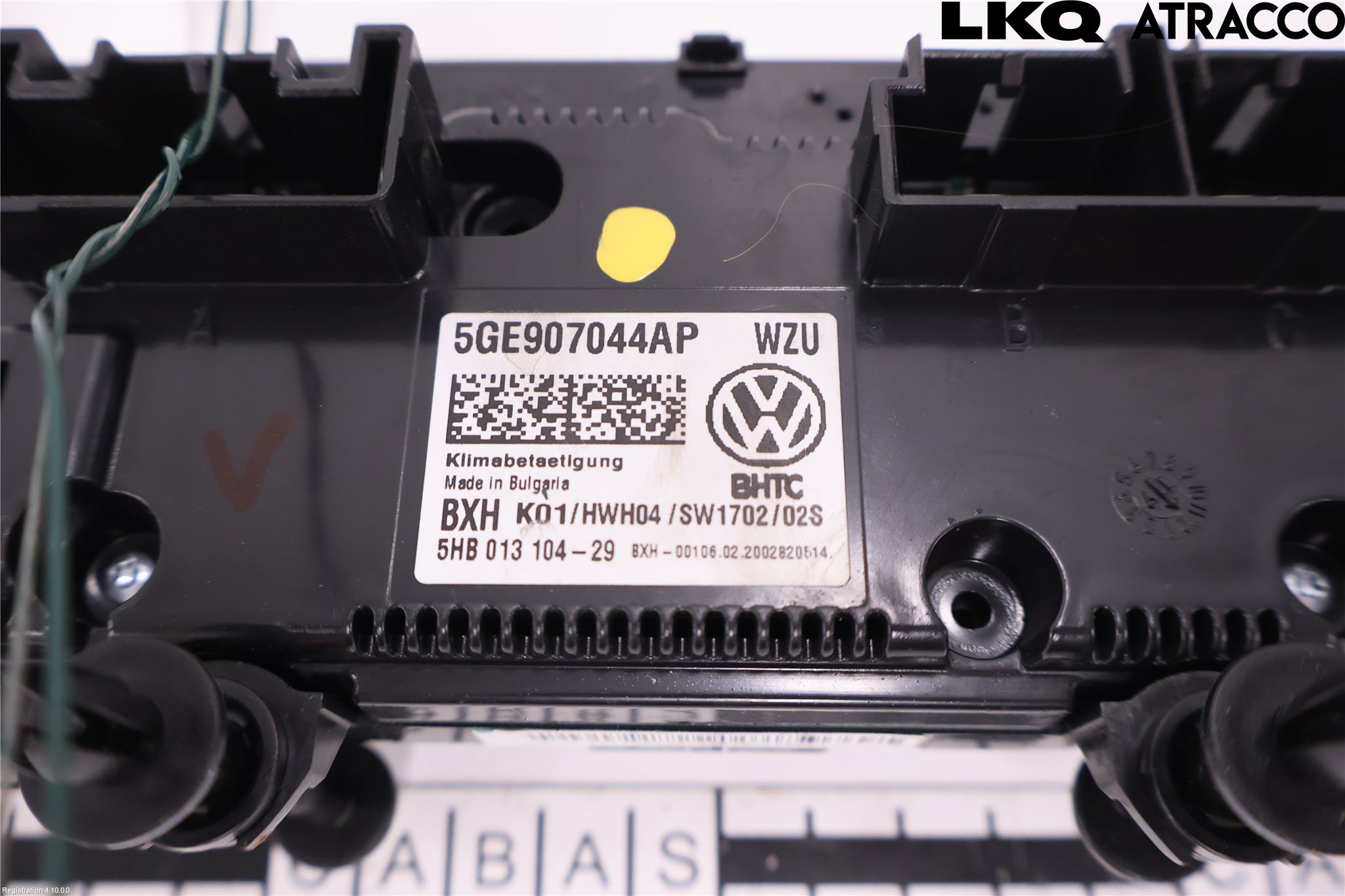 Volkswagen VW GOLF / E-GOLF VII 13-20 Varme Ac Betjening-Display