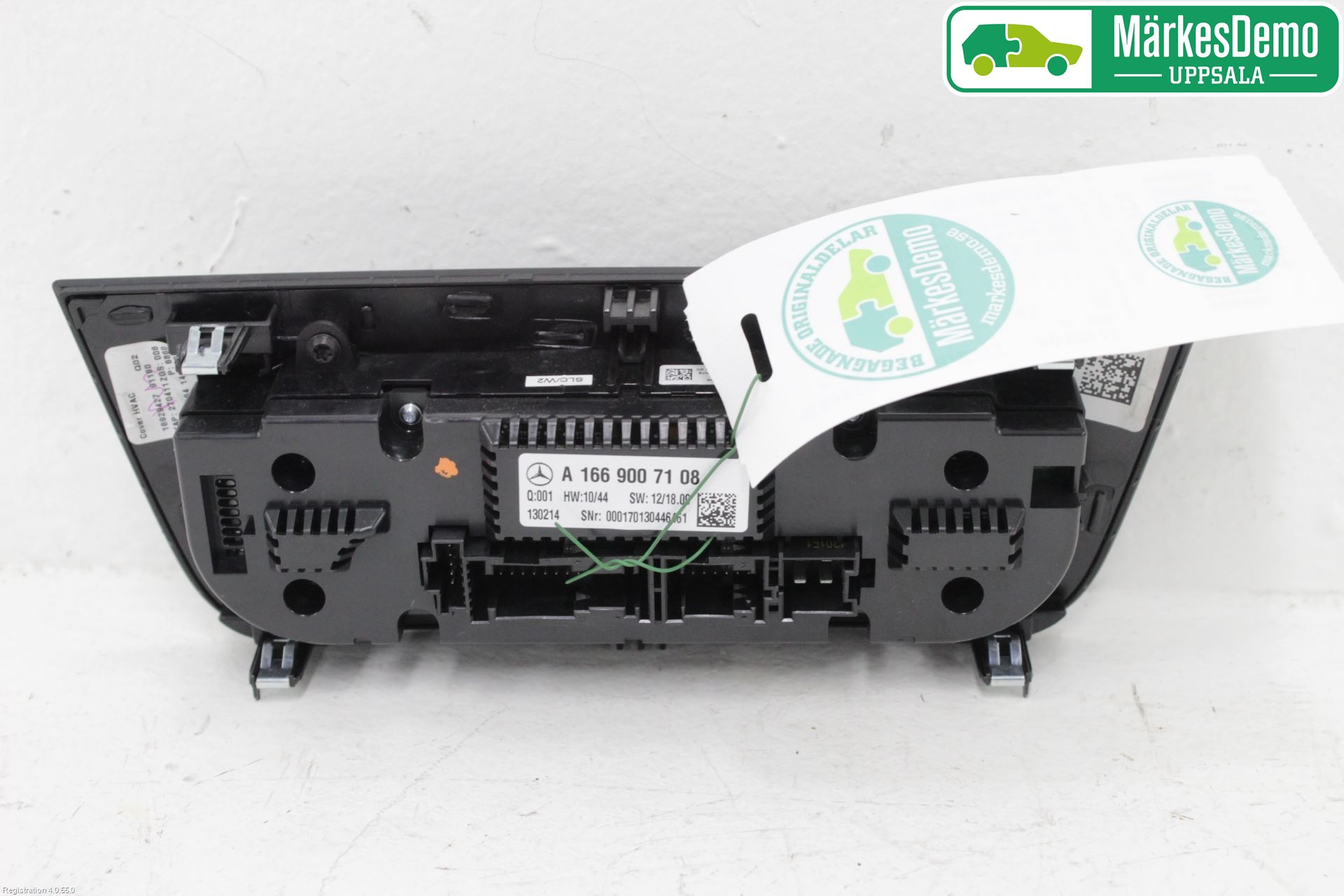 Mercedes-Benz MB ML/GLE-KLASS (W166) 12-18 Varme Ac Betjening-Display