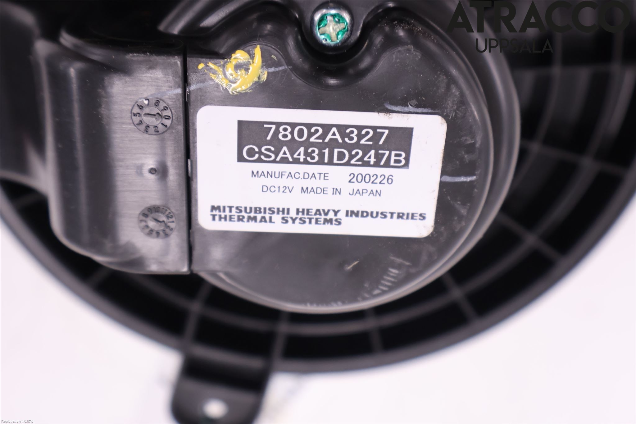 Mitsubishi OUTLANDER 13-21 Varmeapparat Viftemotor