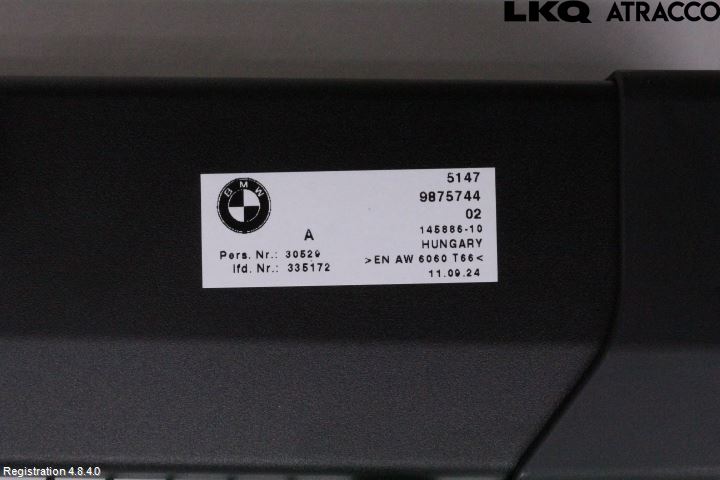BMW 3 G20/G21/G80/G81 19- Innr Lastenett