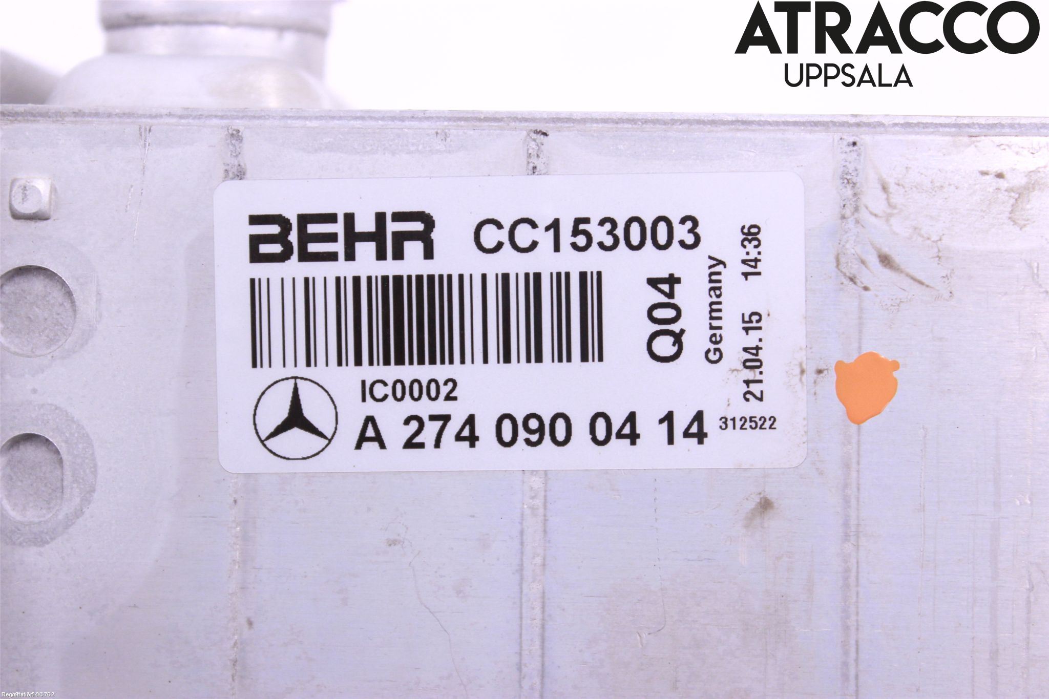 Mercedes-Benz MB C-KLASS (W205) 14-21 Intercooler Radiator