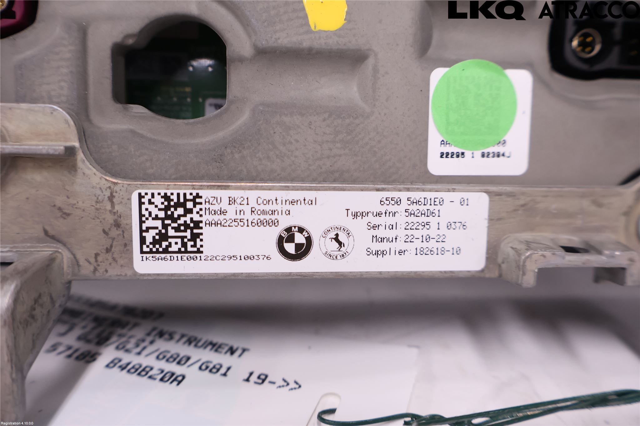BMW 3 G20/G21/G80/G81 19- Instr Kombinert