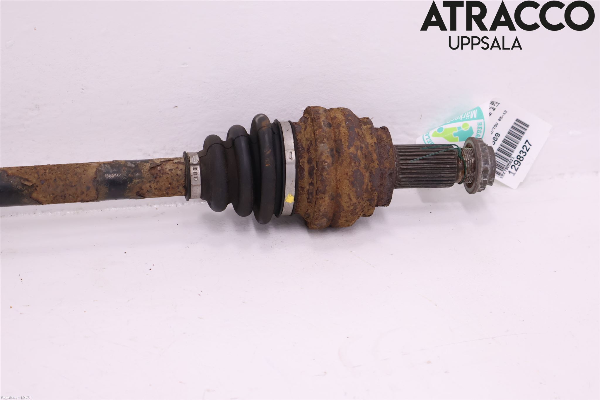 BMW 3 E90/91 SED/TOU 05-12 Drivaksel Bak Kompl Venstre