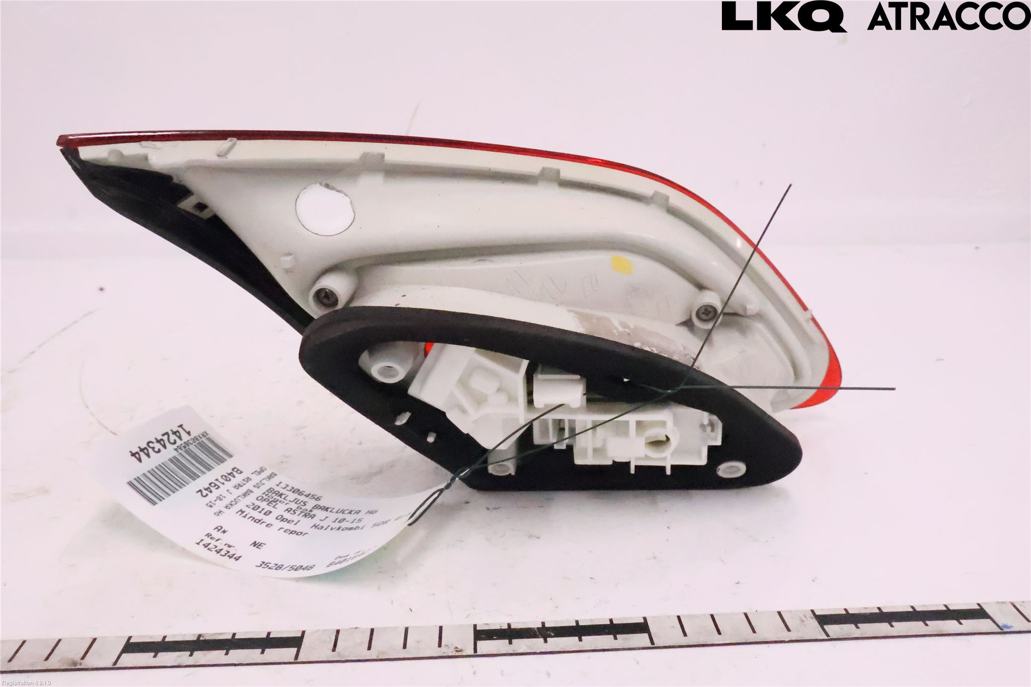 Opel ASTRA J 10-15 Baklykt Høyre  På Luke(Indre)