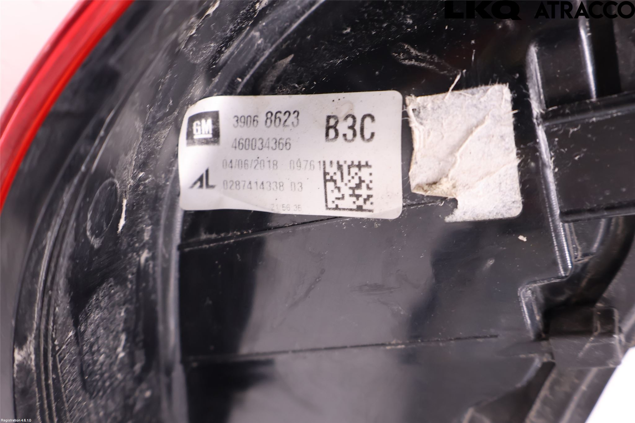 Opel CORSA E 15-19 Baklykt Høyre