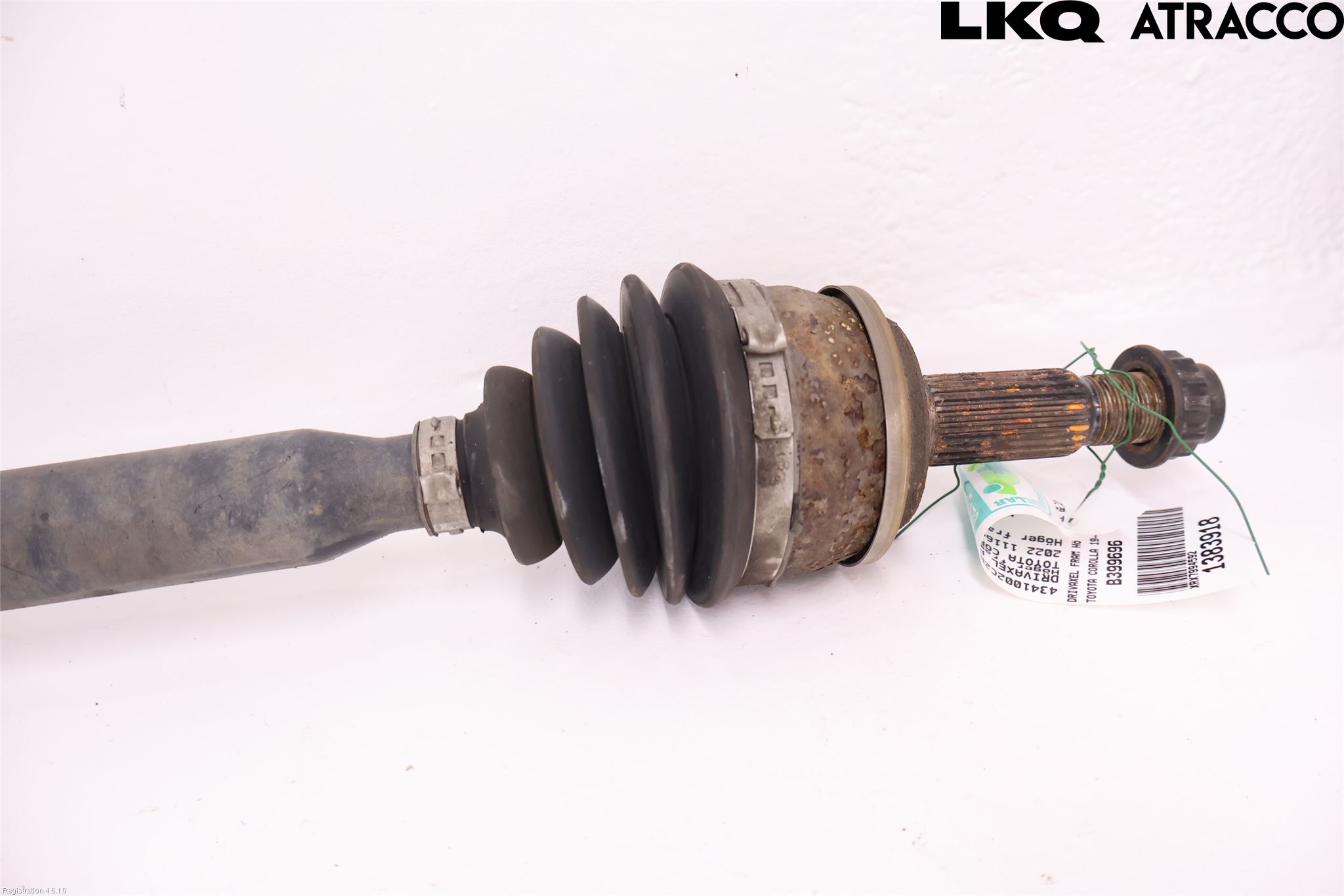 Toyota COROLLA 19- Drivaksel Foran Kompl Høyre