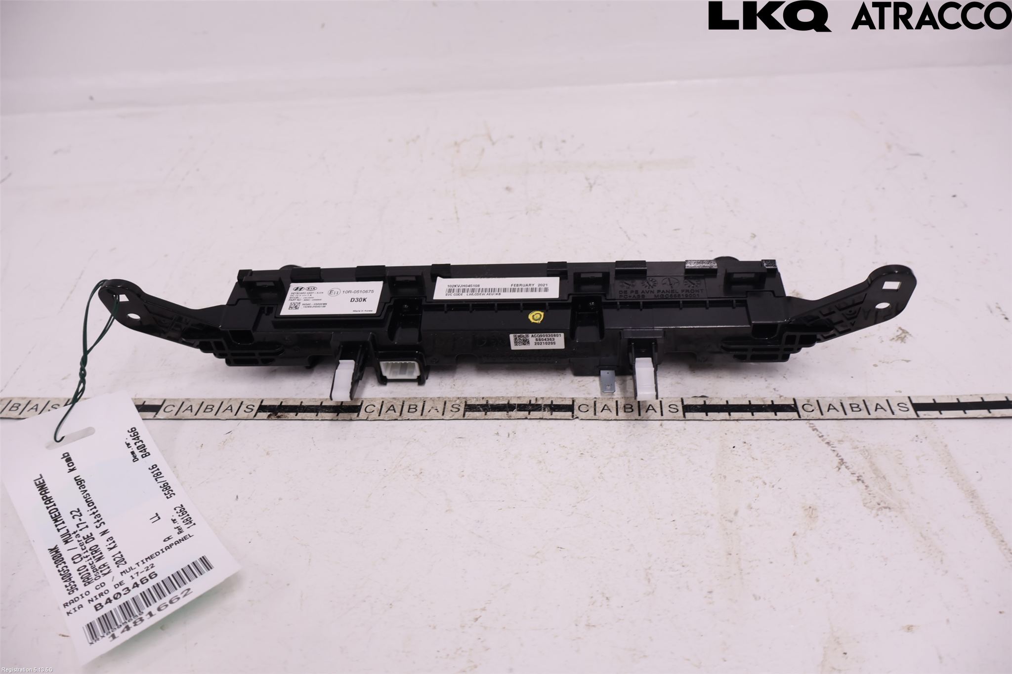 Kia NIRO (DE) 17-22 Stereo Radio Med Cd