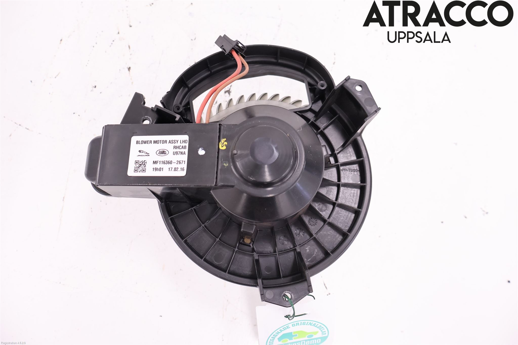 Jaguar XF (X260) 16-24 Varmeapparat Viftemotor