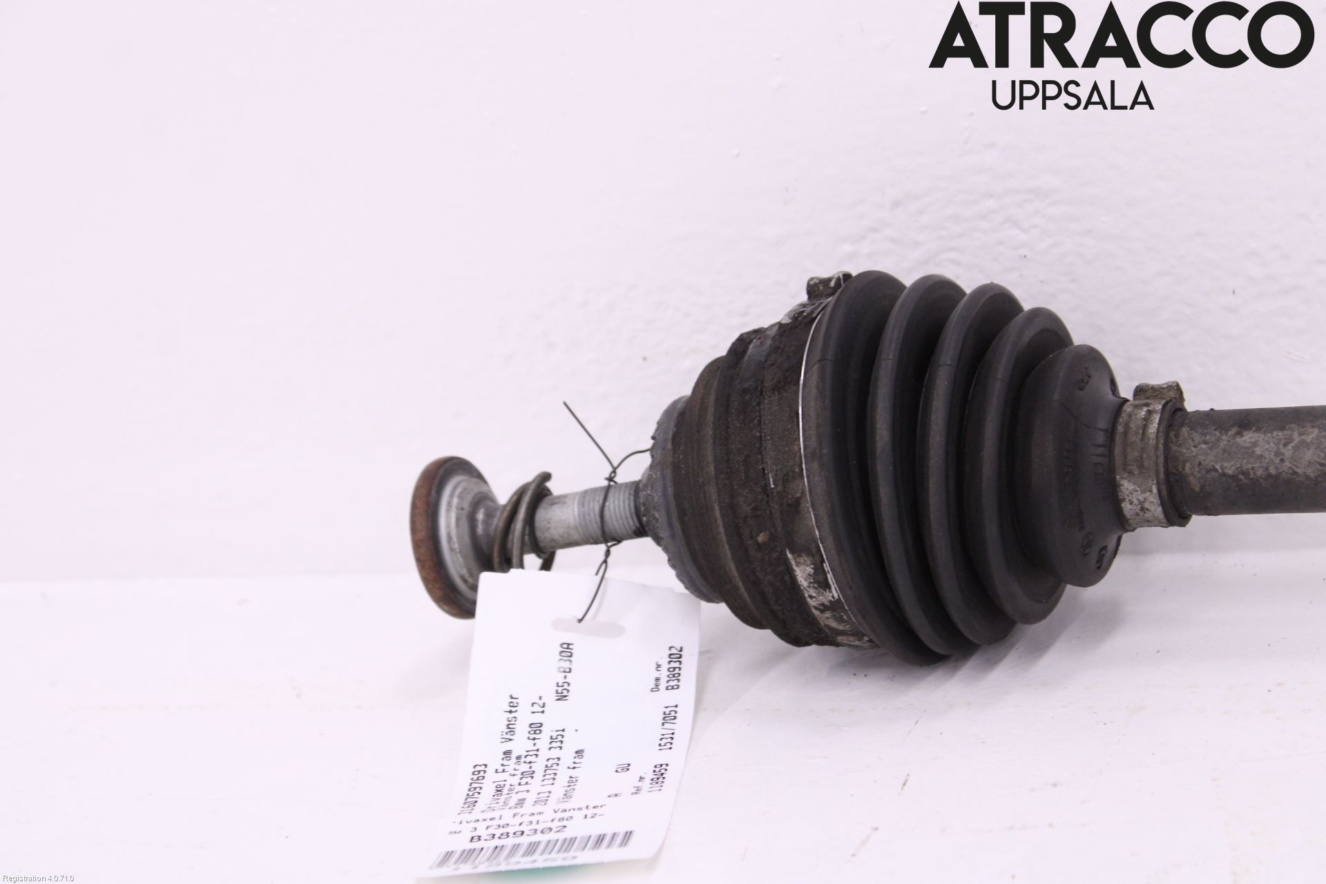 BMW 3 F30/F31/F80 12-19 Drivaksel Foran Kompl Venstre
