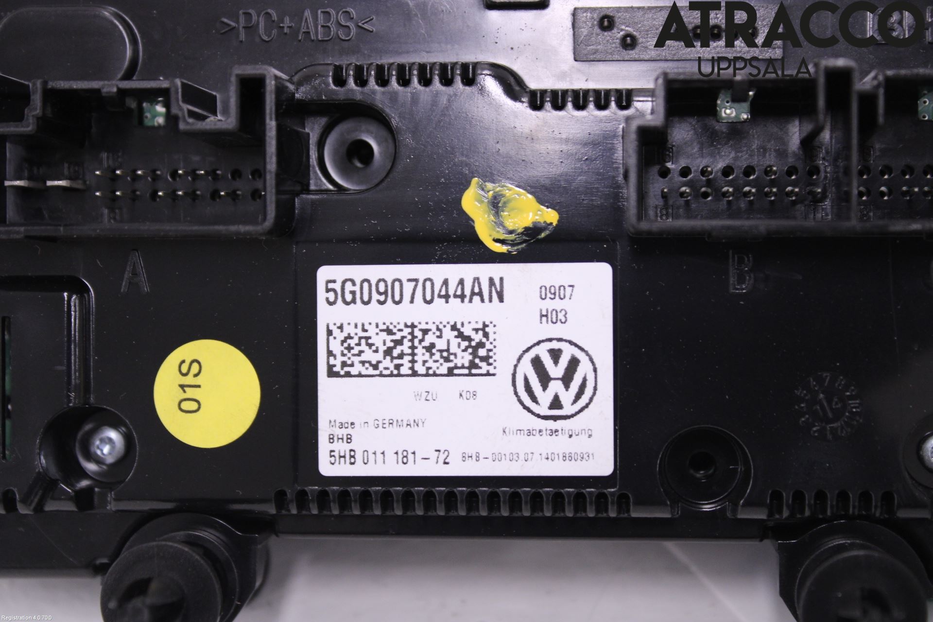 Volkswagen VW GOLF / E-GOLF VII 13-20 Varme Ac Betjening-Display