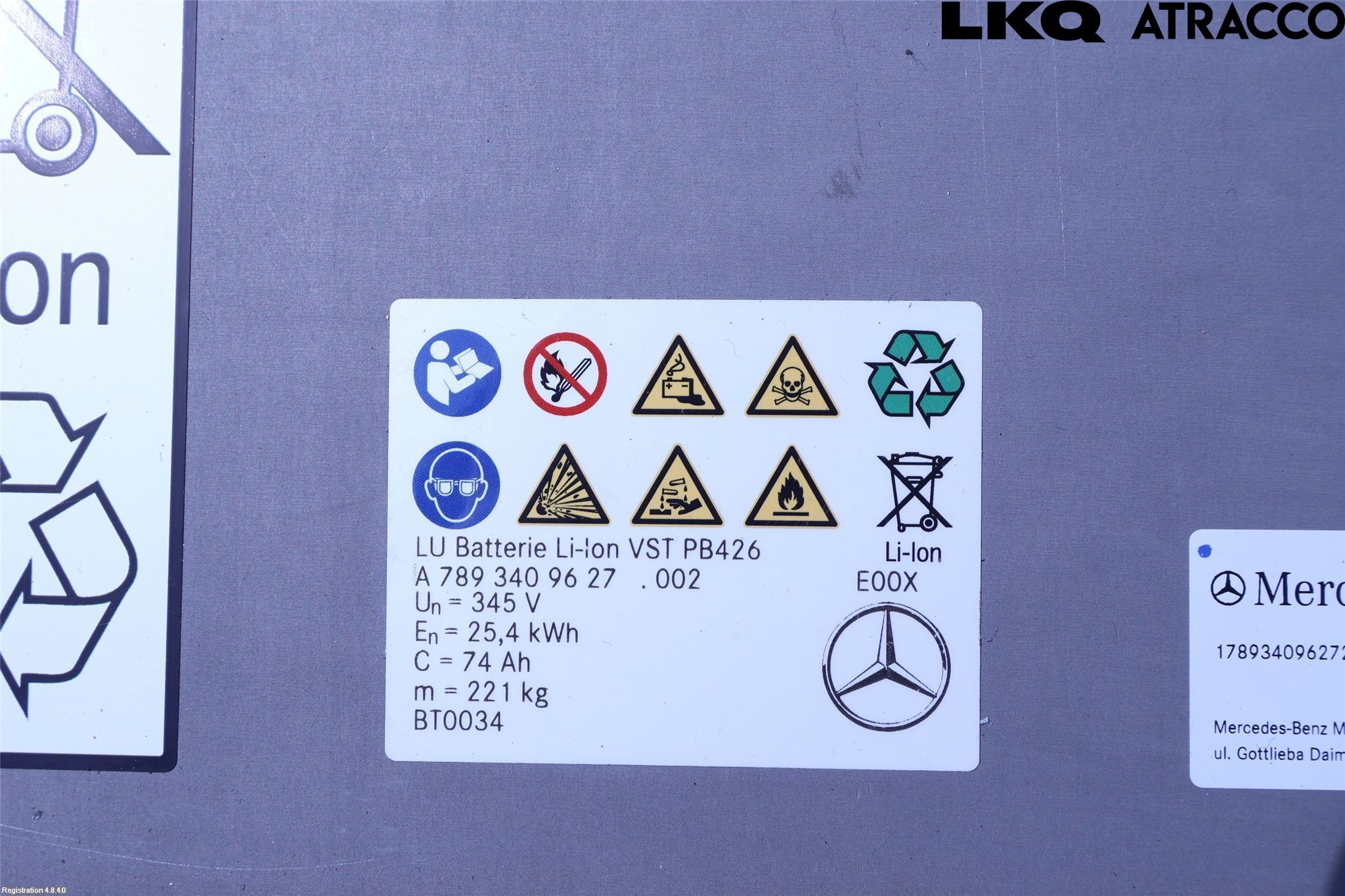 Mercedes-Benz MB C-KLASS (W206) 21- Hybrid Batteri