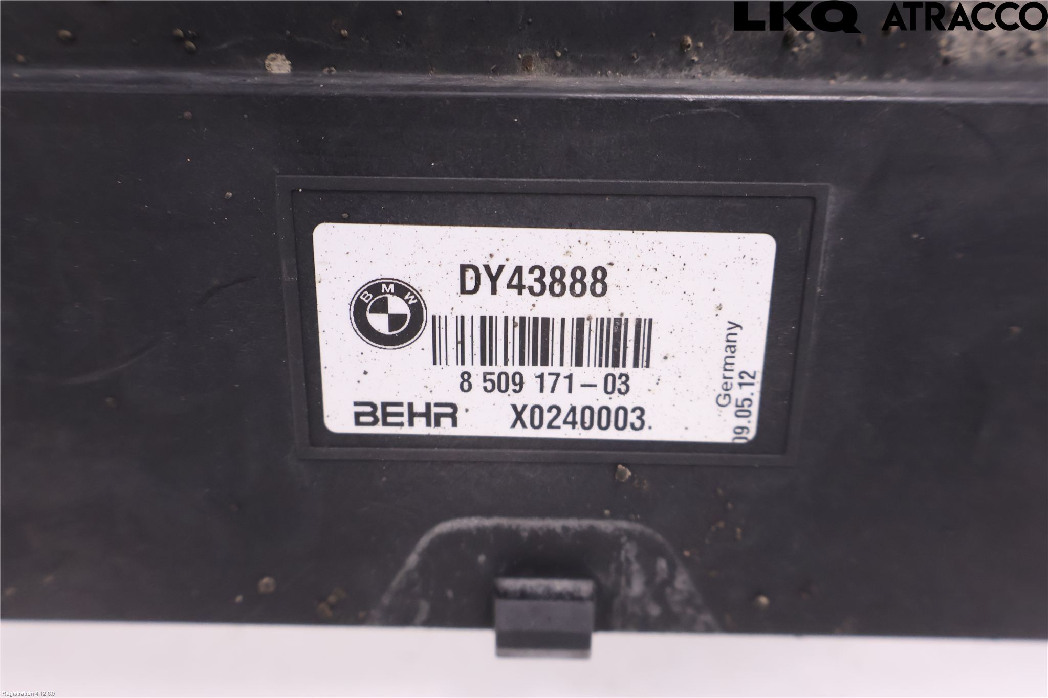 BMW 5 F10/F11/F18 09-17 Radiator Feste - Ramme - Bjelk