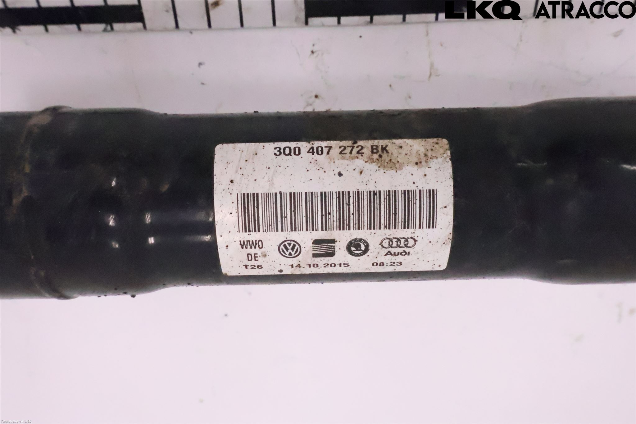 Volkswagen VW PASSAT 15-19 Drivaksel Foran Kompl Høyre