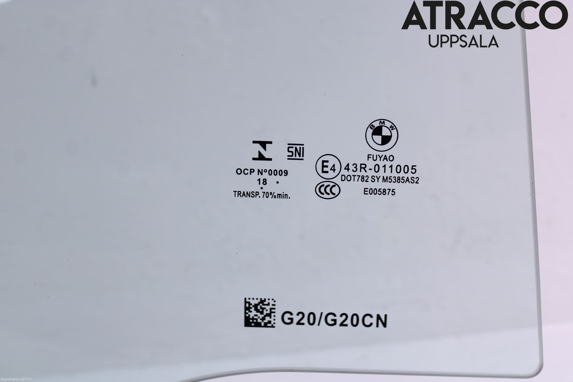BMW 3 G20/G21/G80/G81 19- Dørrute Bak Høyre 4Dørs